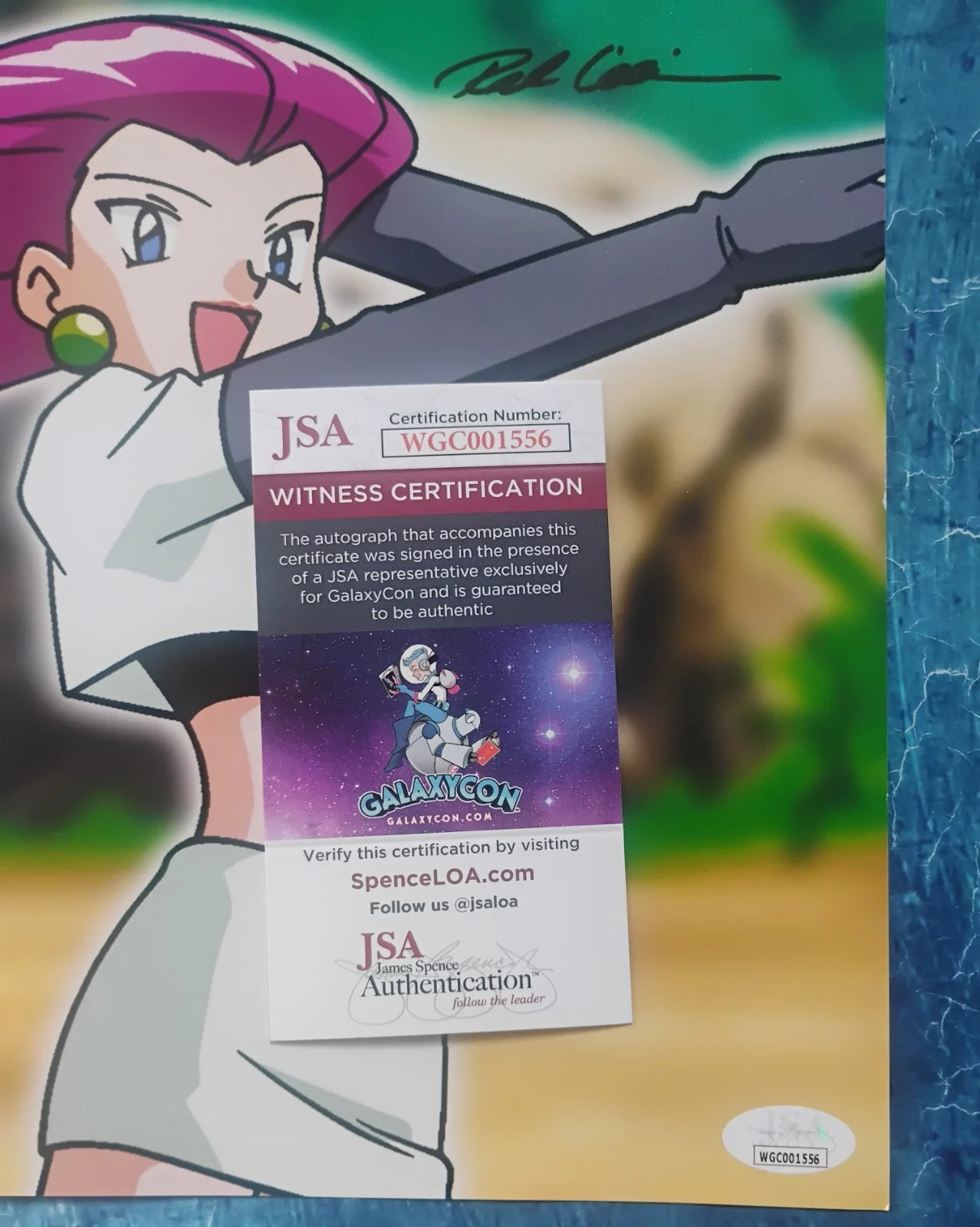 Rachael Lillis & Eric Stuart Signed 11x17 Photo JSA COA Team Rocket NO US TARIFF, image 5