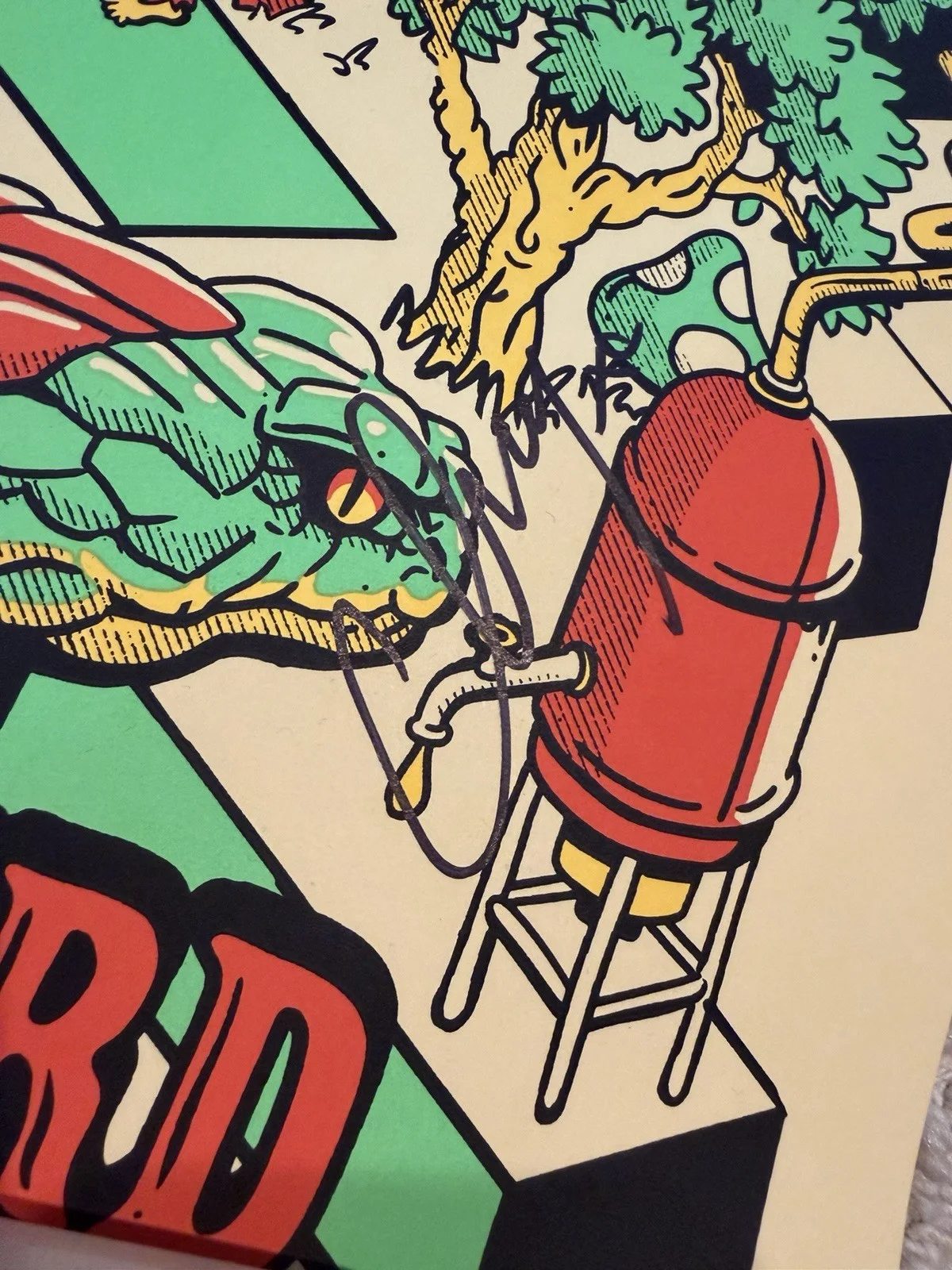 King Gizzard & The Lizard Wizard - Asheville 2022 Poster - SIGNED, изображение 3