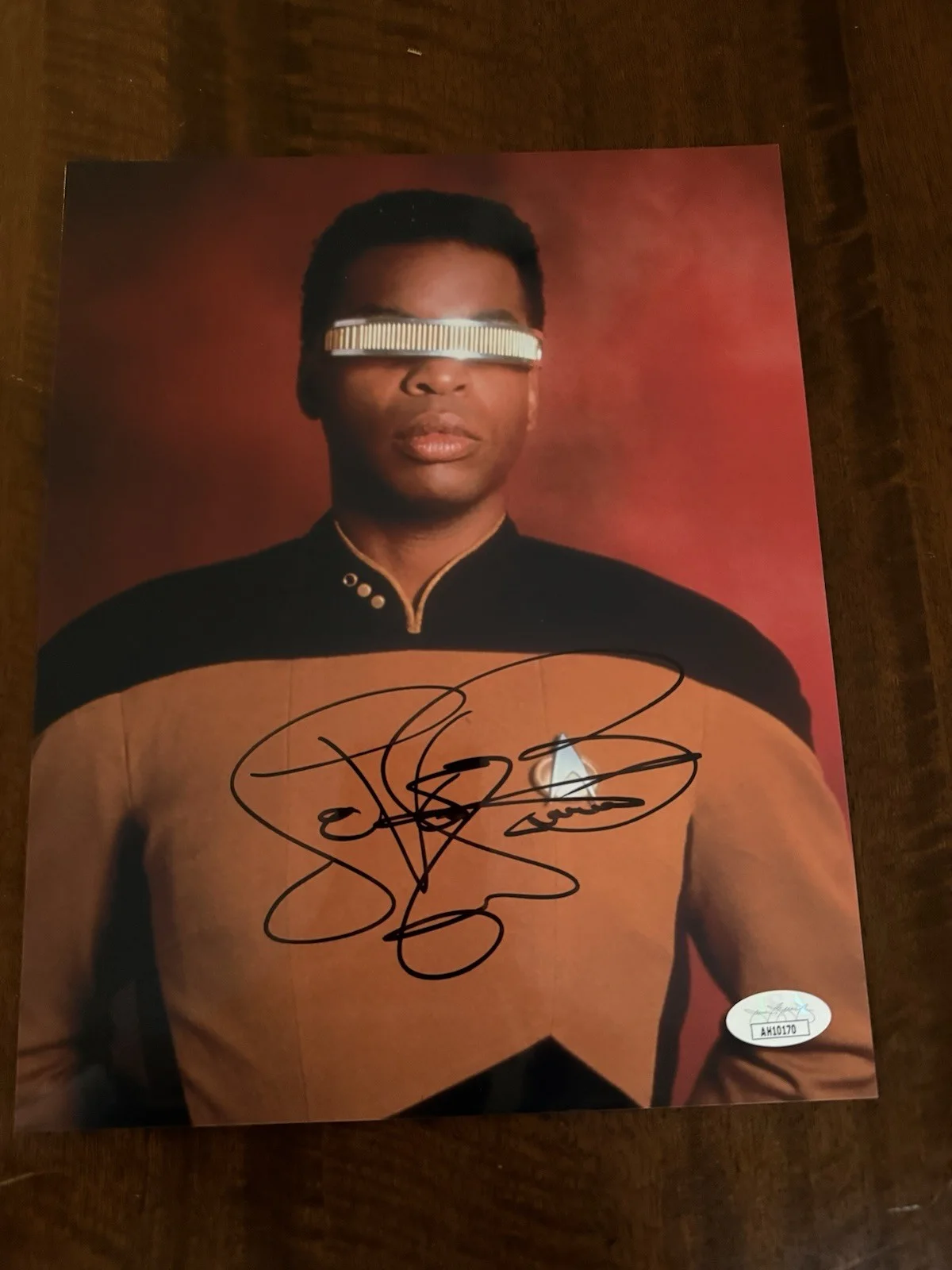 Levar Burton — LeVar Burton Hand Signed In Person Autographed Star Trek TNG 8x10 RARE JSA COA, изображение 4