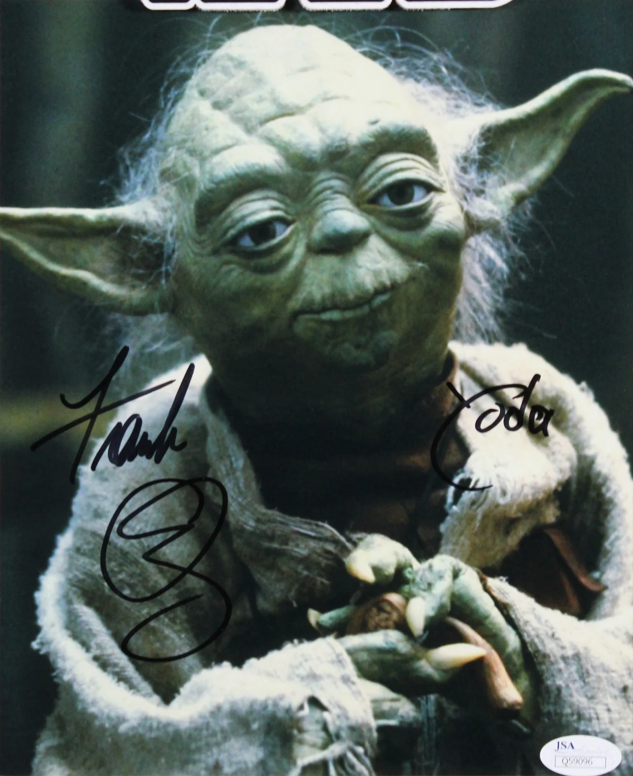 Frank Oz — Frank Oz Star Wars "Yoda" Authentic Signed 8x10 Framed Photo JSA #Q59096, image 2