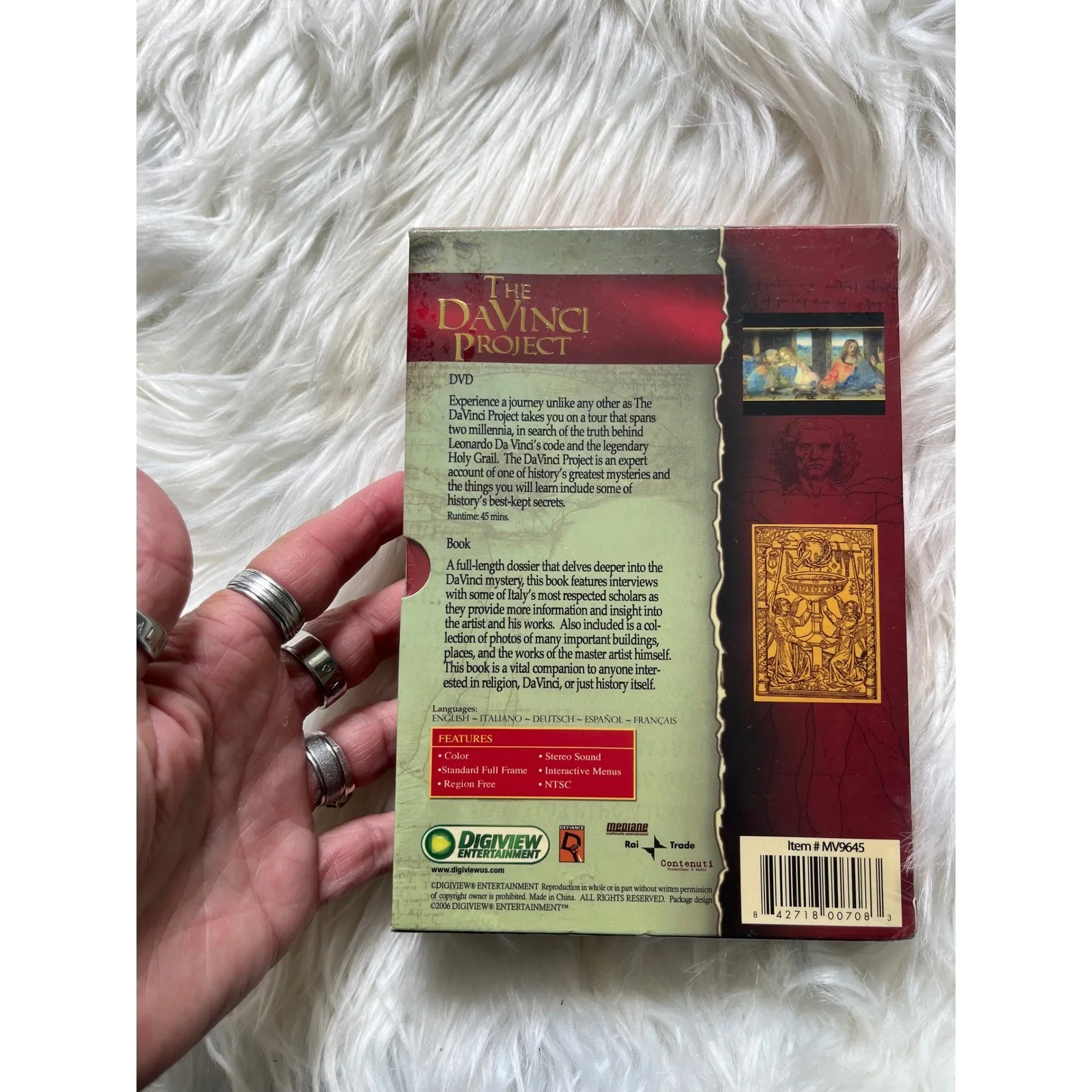 NEW The DaVinci Project Book and DVD set Sealed, image 2