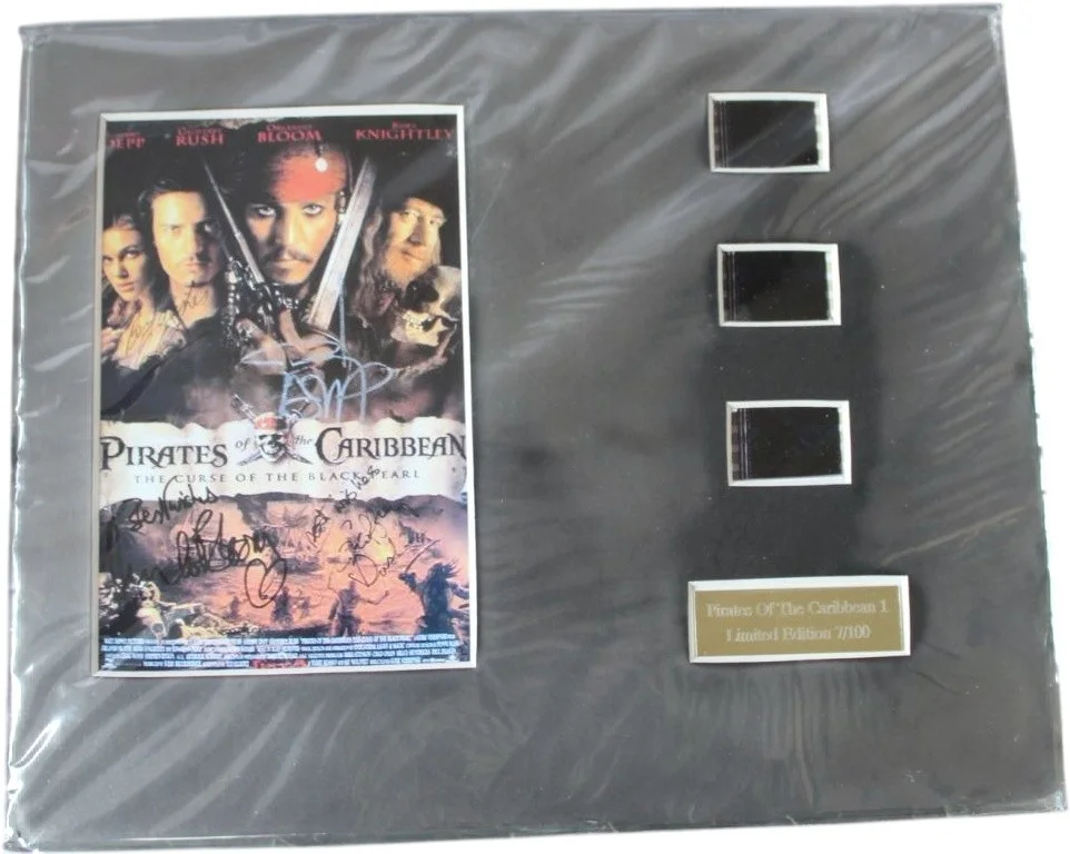 Pirates Of The Caribbean 1 Film Cell Display - Limited Edition 7/100 With Coa, изображение 2