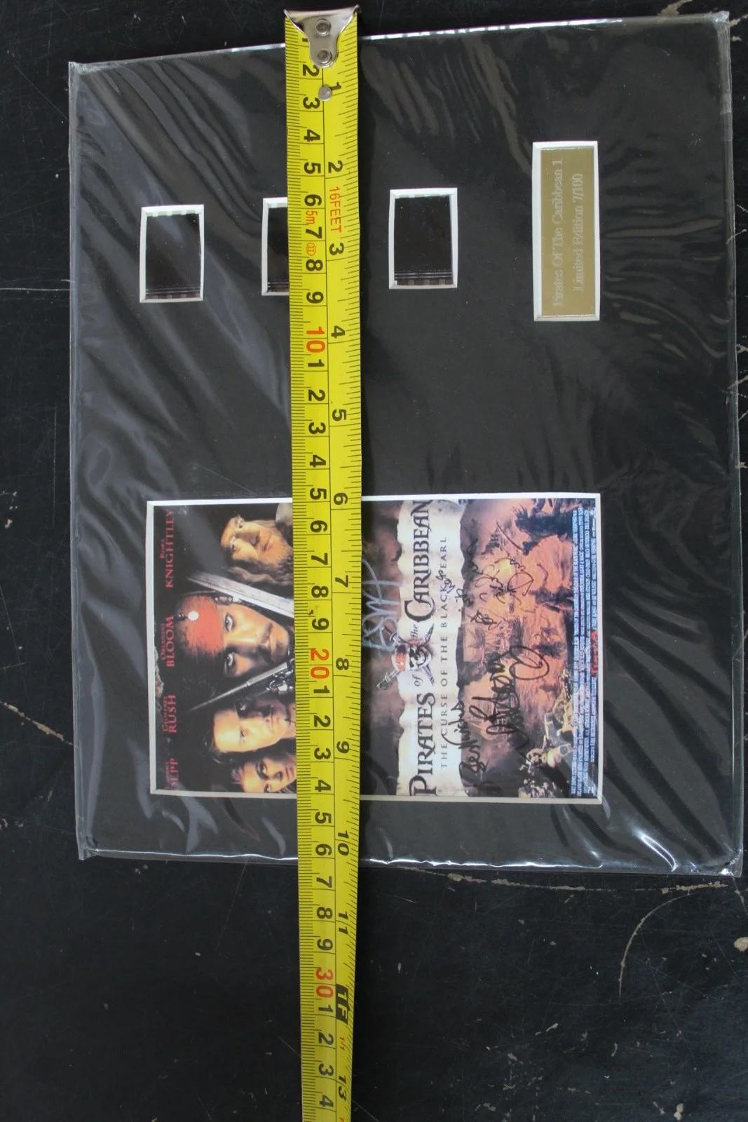 Pirates Of The Caribbean 1 Film Cell Display - Limited Edition 7/100 With Coa, изображение 3