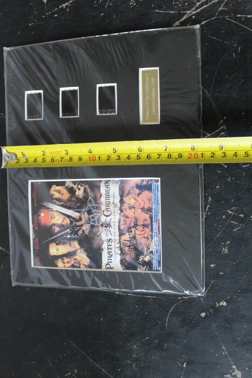 Pirates Of The Caribbean 1 Film Cell Display - Limited Edition 7/100 With Coa, изображение 4