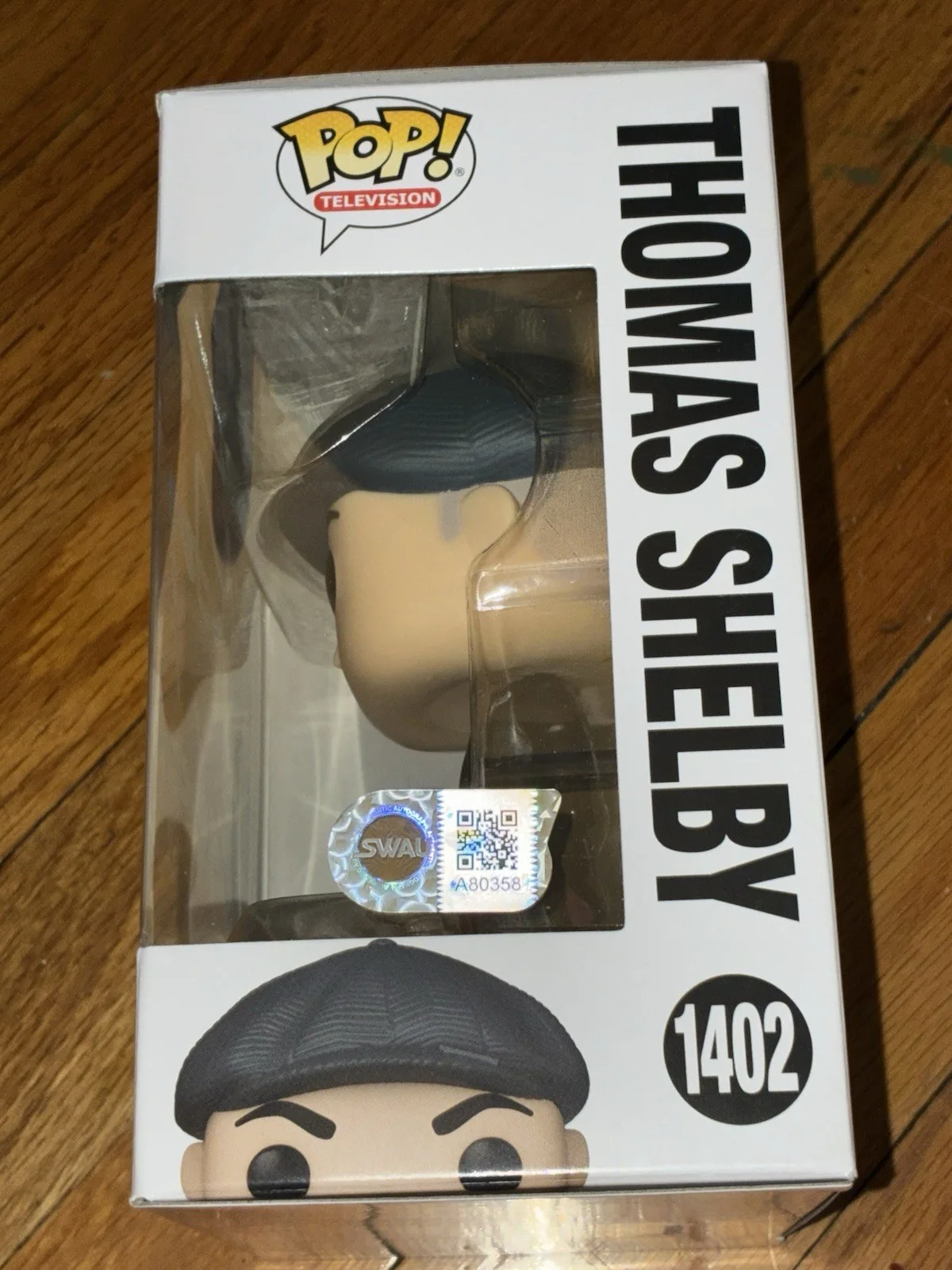 Cillian Murphy Signed Thomas Shelby Funko Pop Figure Peaky Blinders SWAU COA, изображение 2