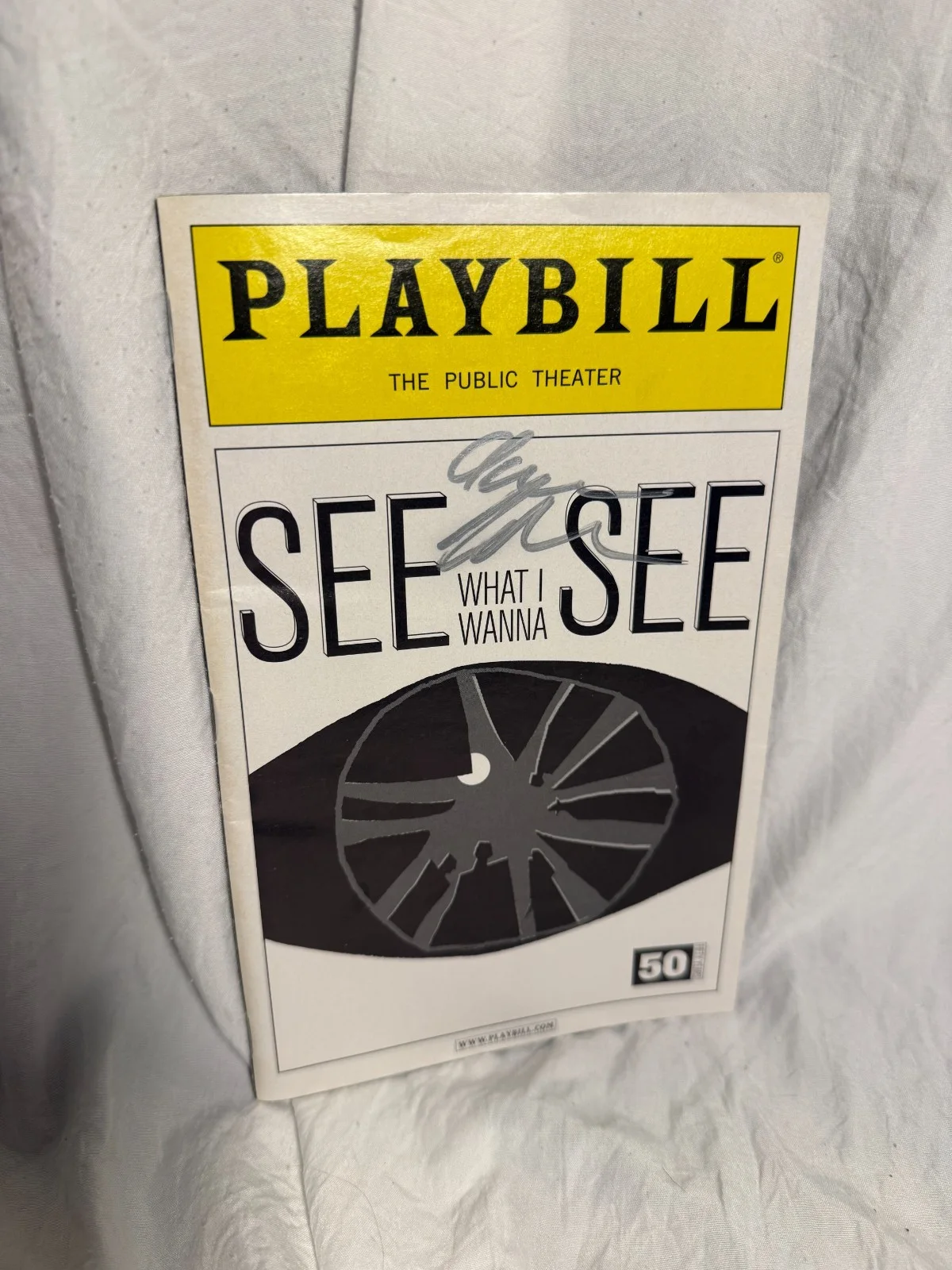 See What I Wanna See Signed Autographed Playbill, image 2