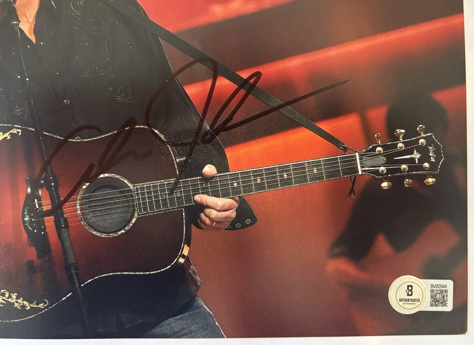 Alan Jackson Autographed/Signed 8x10 photo Beckett BAS Country Singer Rare!, image 2