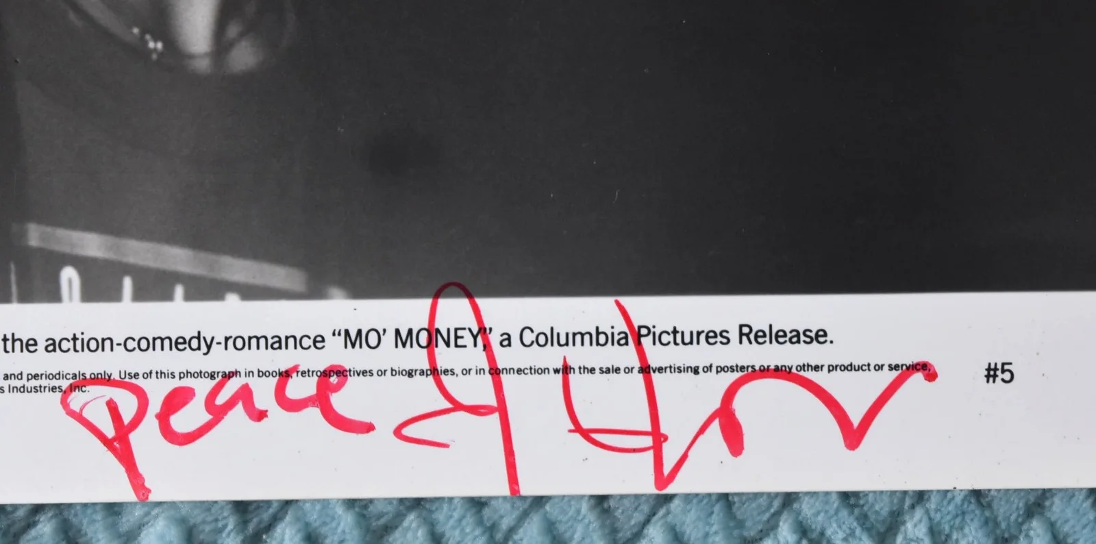Marlon Wayans "Mo' Money" Hand Signed Photo 10"X8", image 2