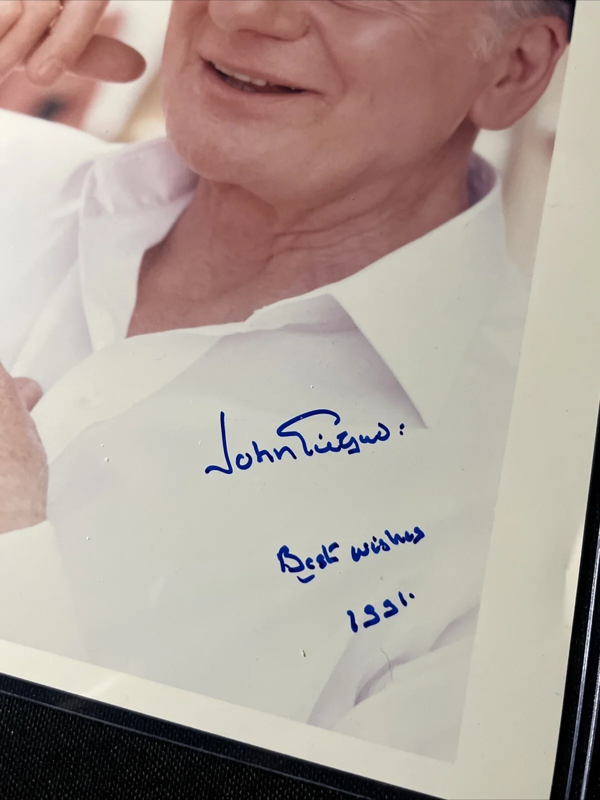 John Gielgud — Rare Hand Signed Autographed John Gielgud Oscar Winner Film Legend COA, изображение 2