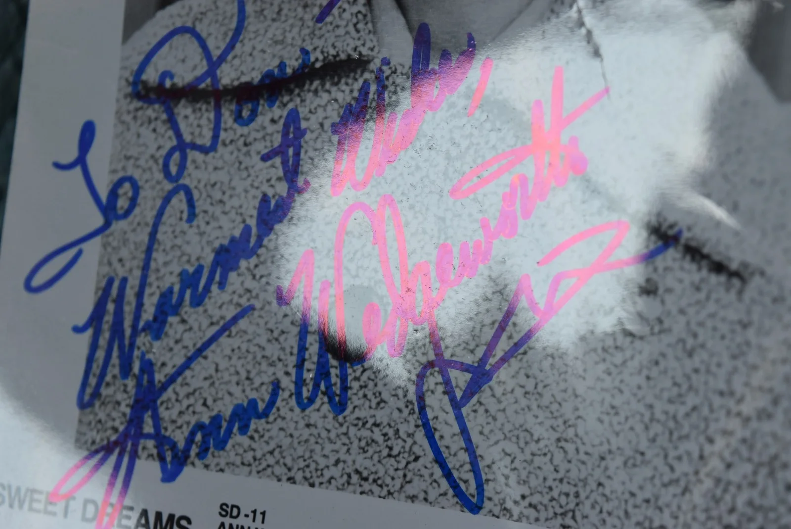 Ann Wedgeworth "Sweet Dreams" Hand Signed Photo 8"X10", изображение 3
