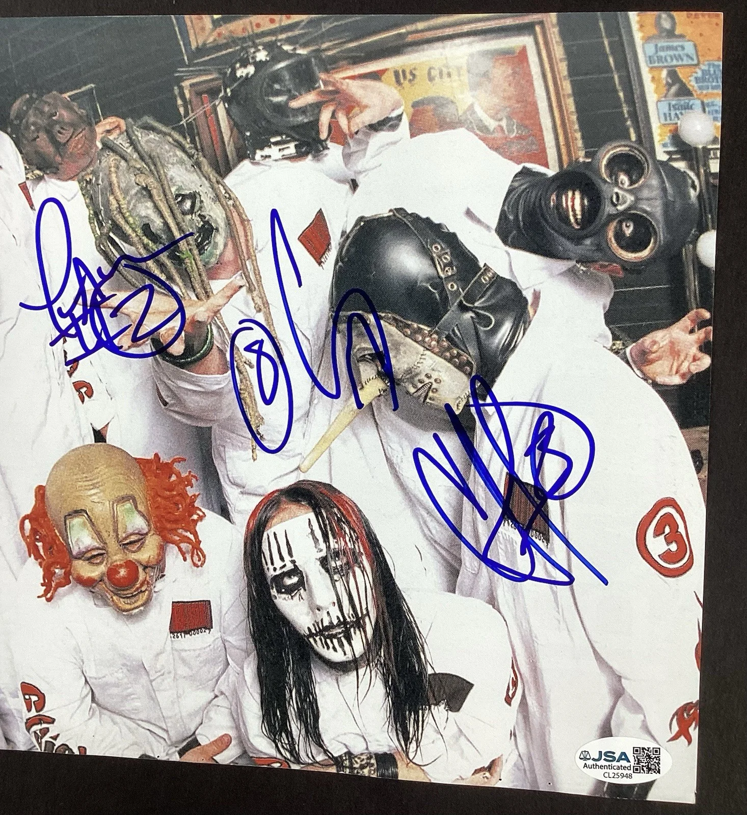 Slipknot Signed Magazine Photo 8x10 Heavy Metal Music Corey Taylor Autograph JSA, изображение 3