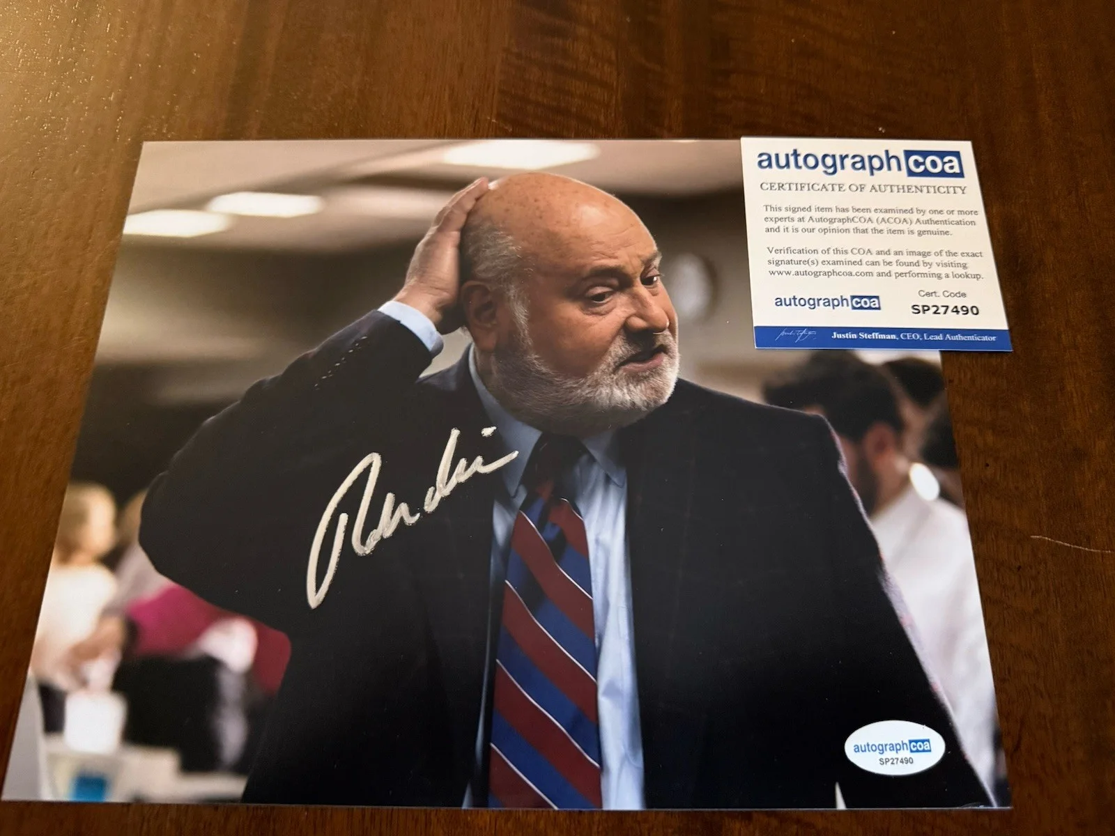 Rob Reiner — ROB REINER HAND SIGNED IN PERSON AUTOGRAPHED FILM MAKER ACOA ALL IN THE FAMILY, изображение 3