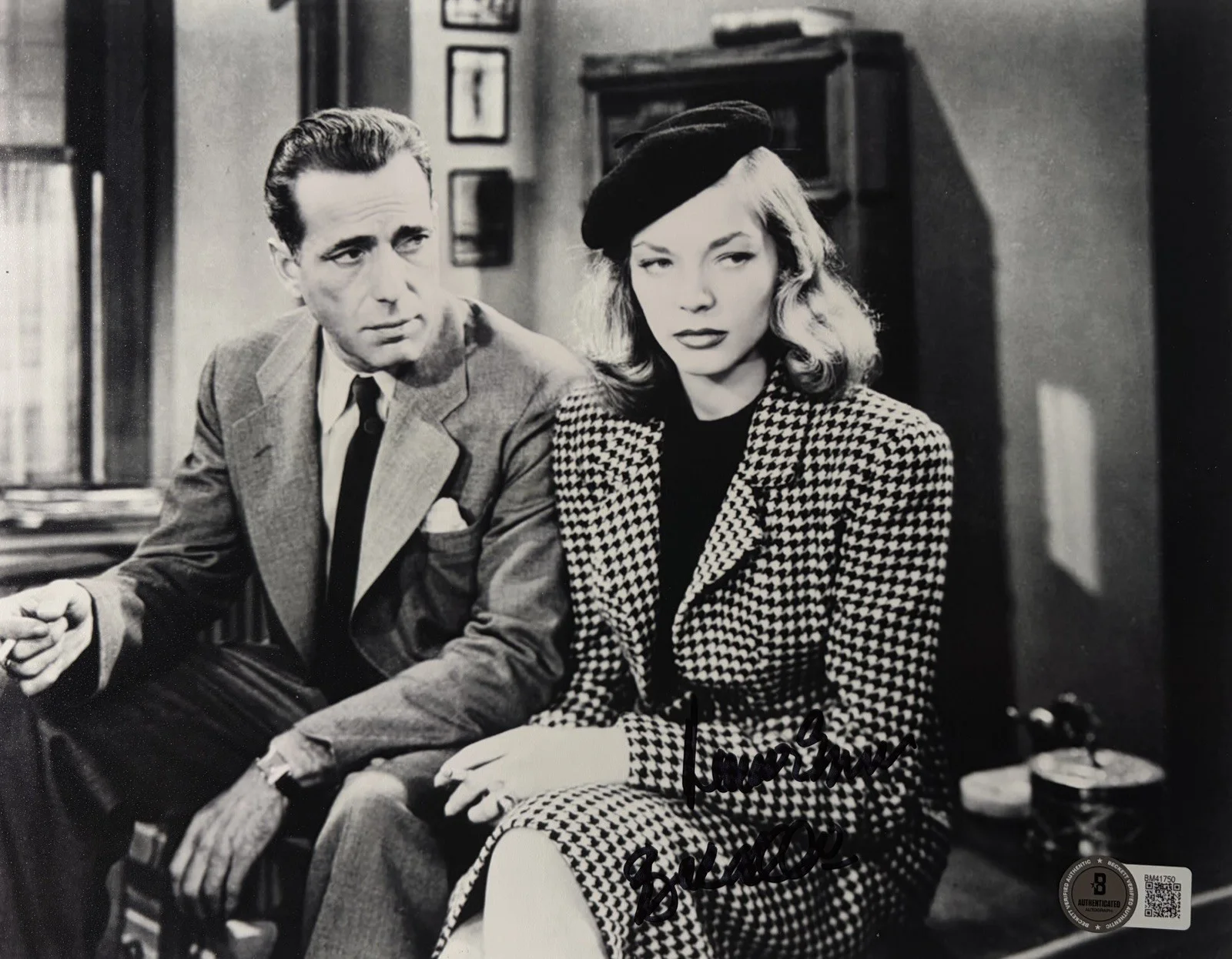 Lauren Bacall — Lauren Bacall Legendary Actress Signed Autograph 8x10 Photo BAS COA🎥