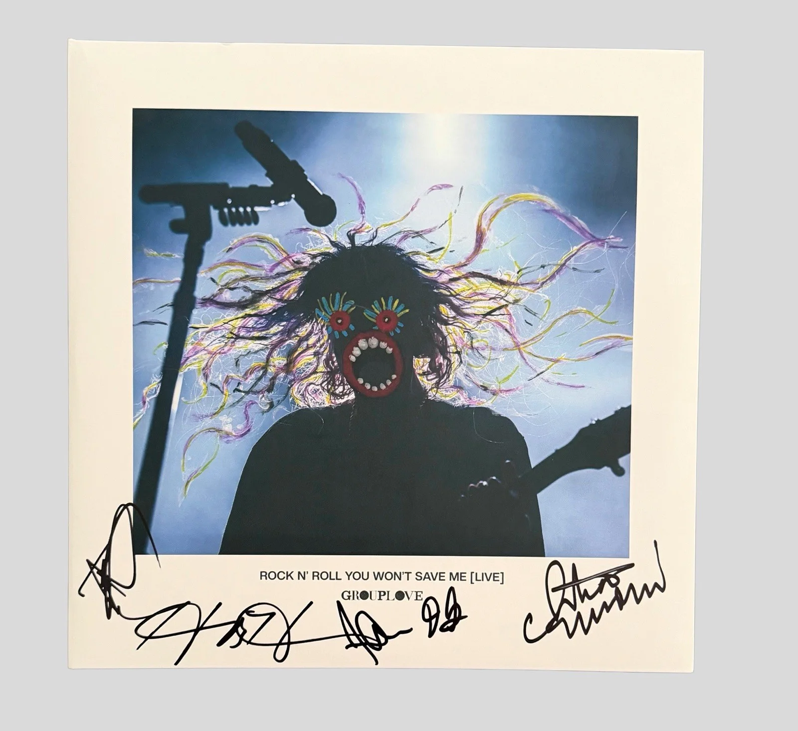 GROUPLOVE BAND SIGNED ROCK N ROLL YOU WONT SAVE ME VINYL RECORD w/JSA COA!, изображение 2
