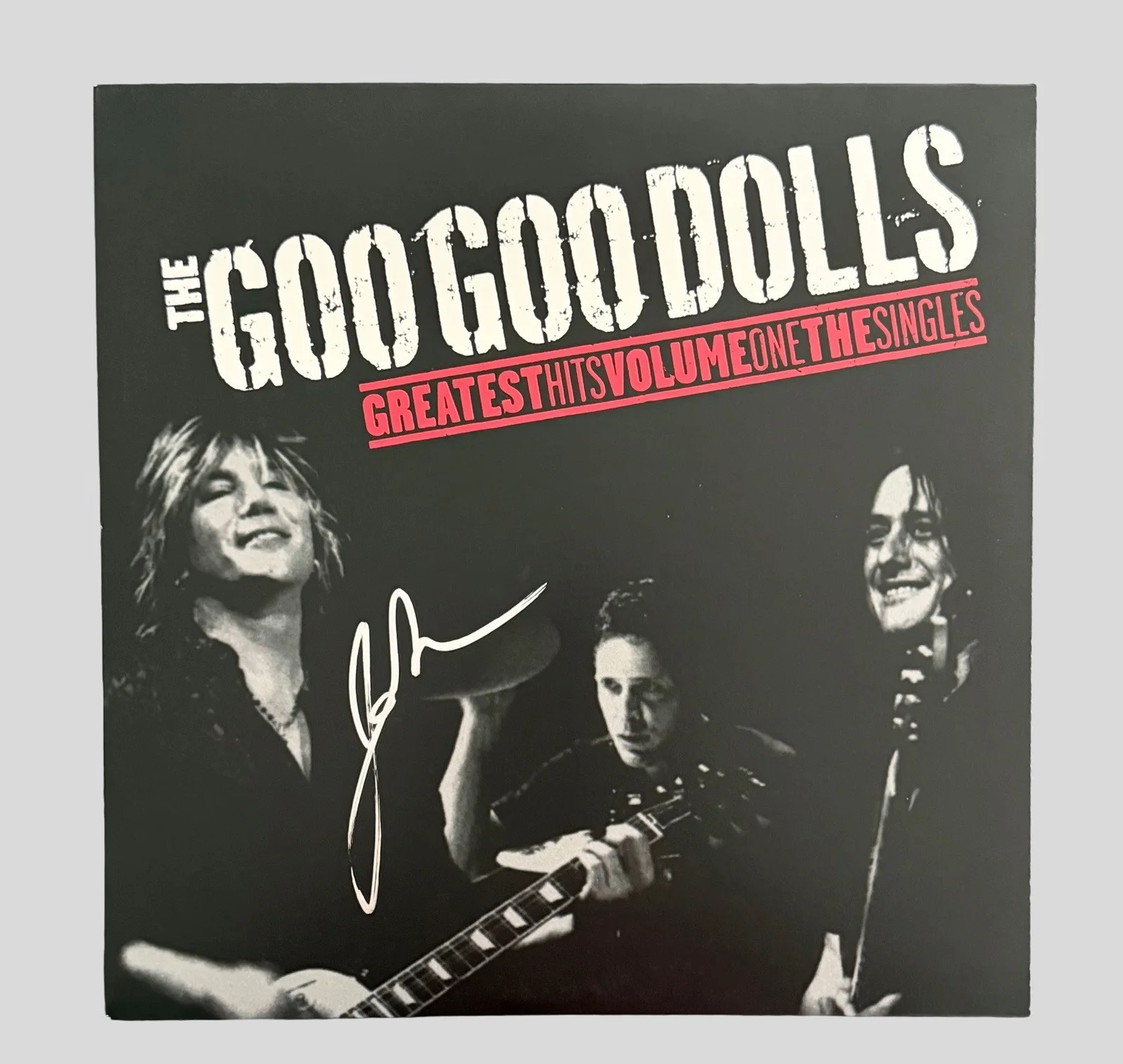 JOHN RZEZNIK SIGNED GREATEST HITS VINYL RECORD GOO GOO DOLLS w/JSA COA!, изображение 2