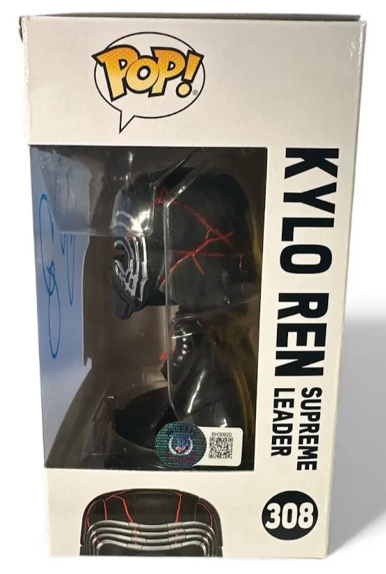 Christian Slater — Christian Slater Signed Star Wars #308 Kylo Ren Funko Pop! (Beckett), изображение 2