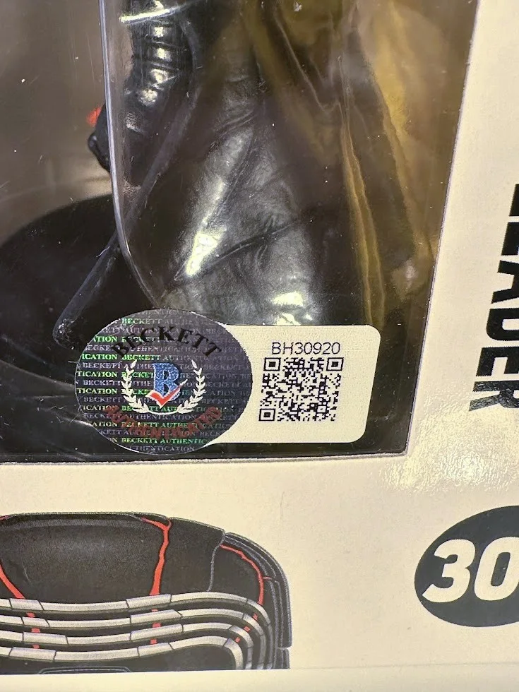 Christian Slater — Christian Slater Signed Star Wars #308 Kylo Ren Funko Pop! (Beckett), изображение 3
