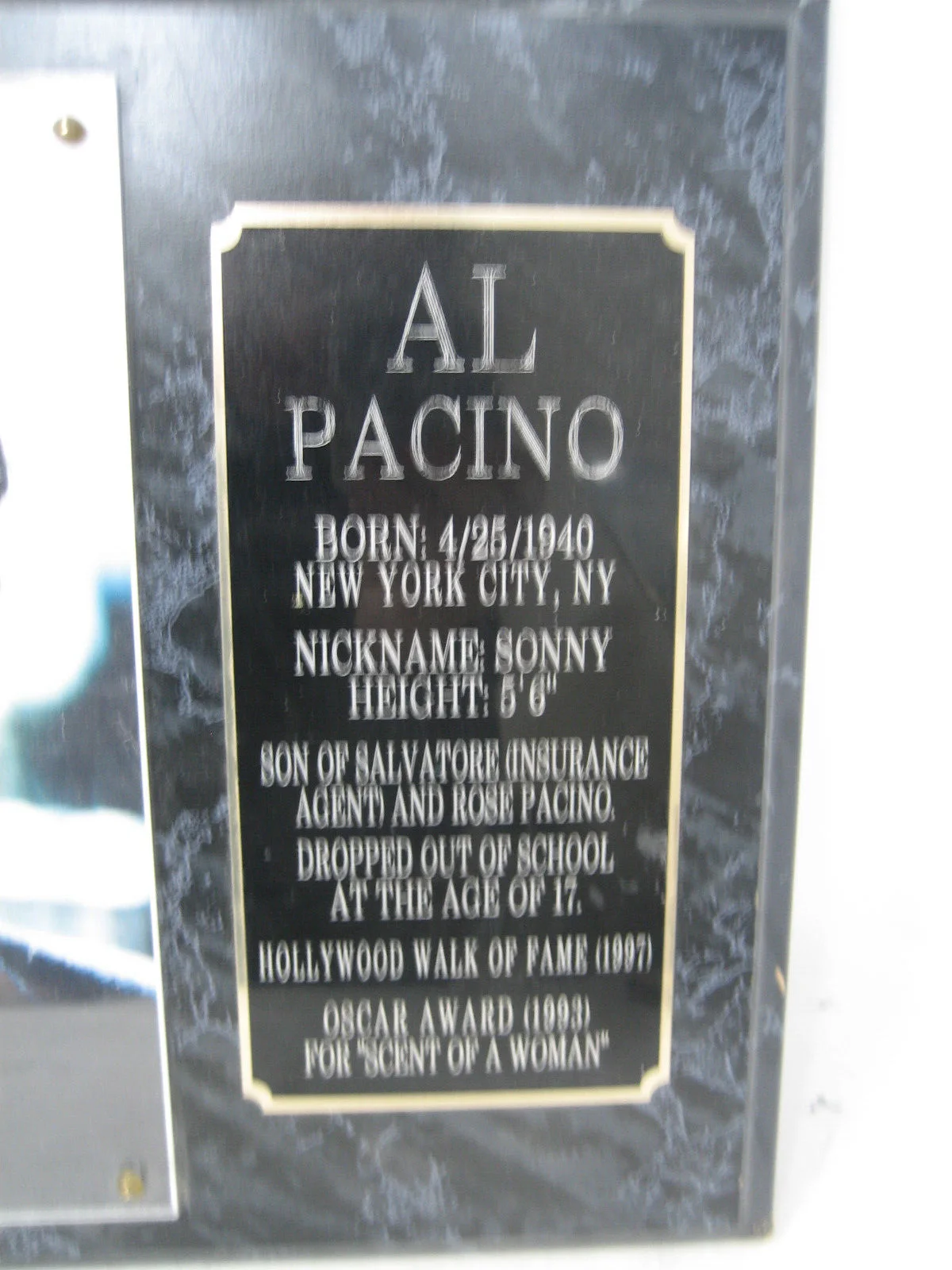 al pacino custom framed plaque 15x12 scarface goodfellas mafia mob actor, изображение 3