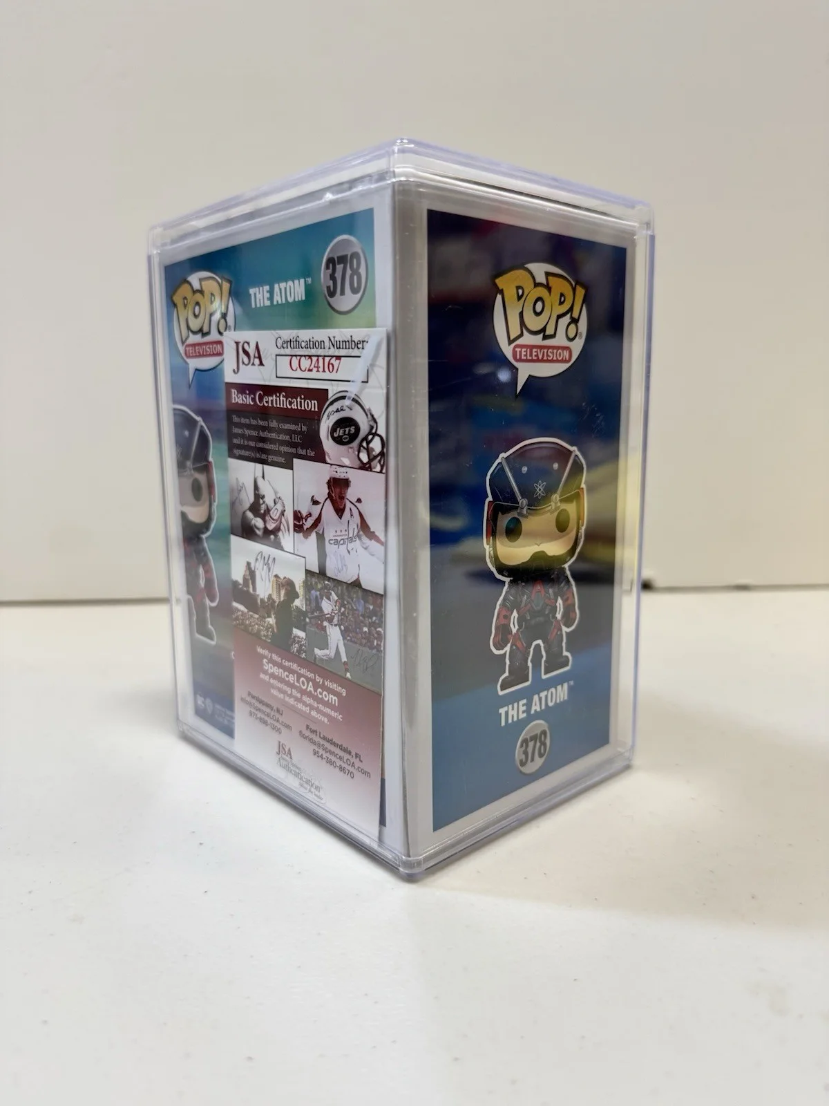 Brandon Routh — Funko Pop DC Legends Of Tomorrow The Atom #378 Signed by Brandon Routh JSA NEW, image 2