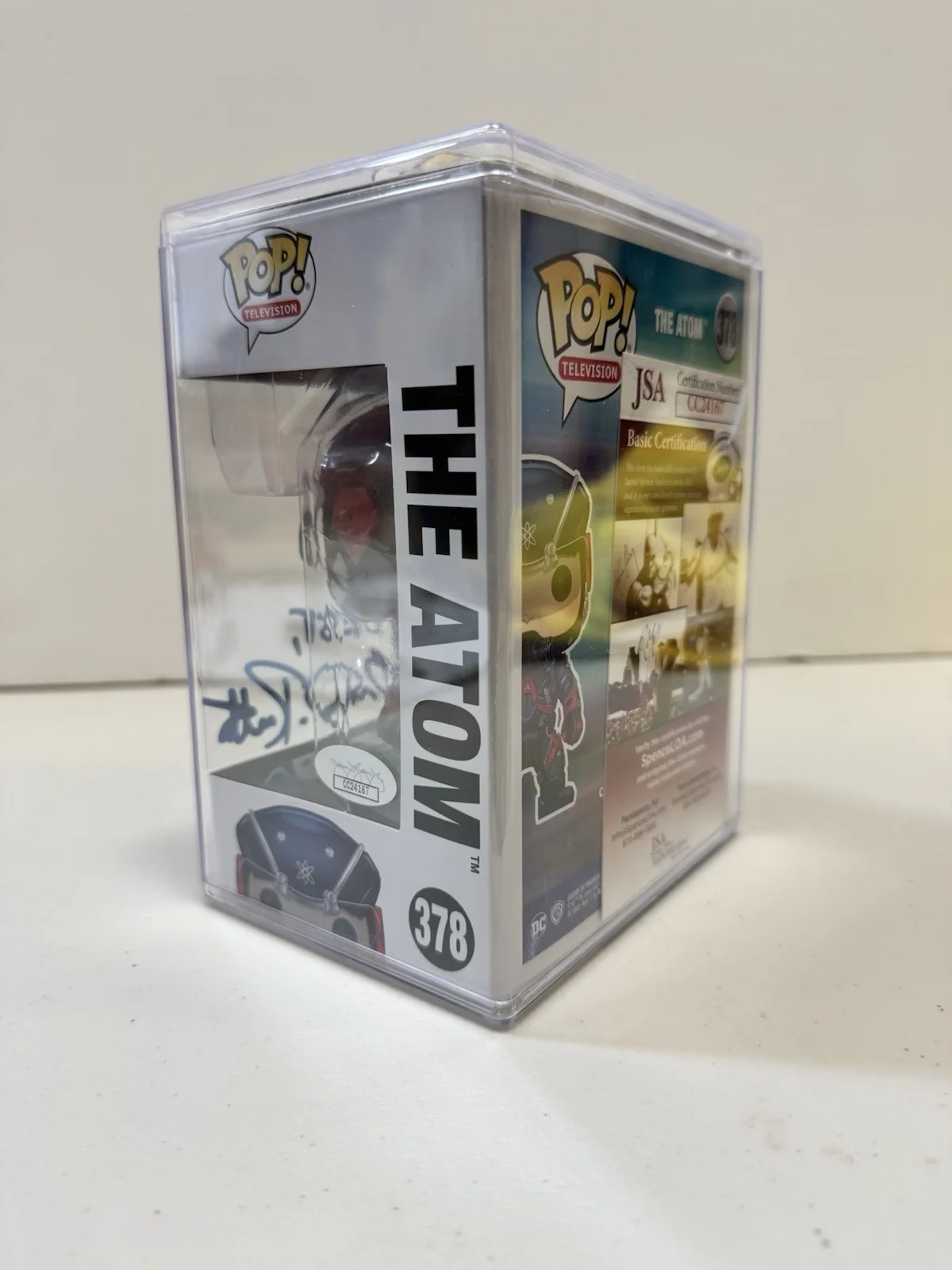 Brandon Routh — Funko Pop DC Legends Of Tomorrow The Atom #378 Signed by Brandon Routh JSA NEW, image 3