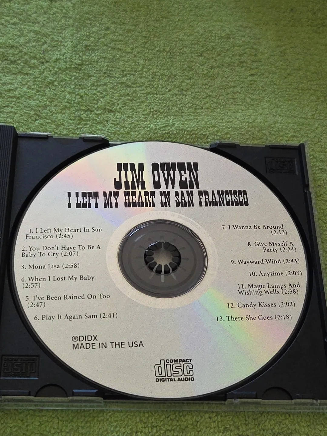 JIM OWEN I Left My Heart In San Francisco AUTOGRAPHED CD 13 Songs Branson MO, изображение 5