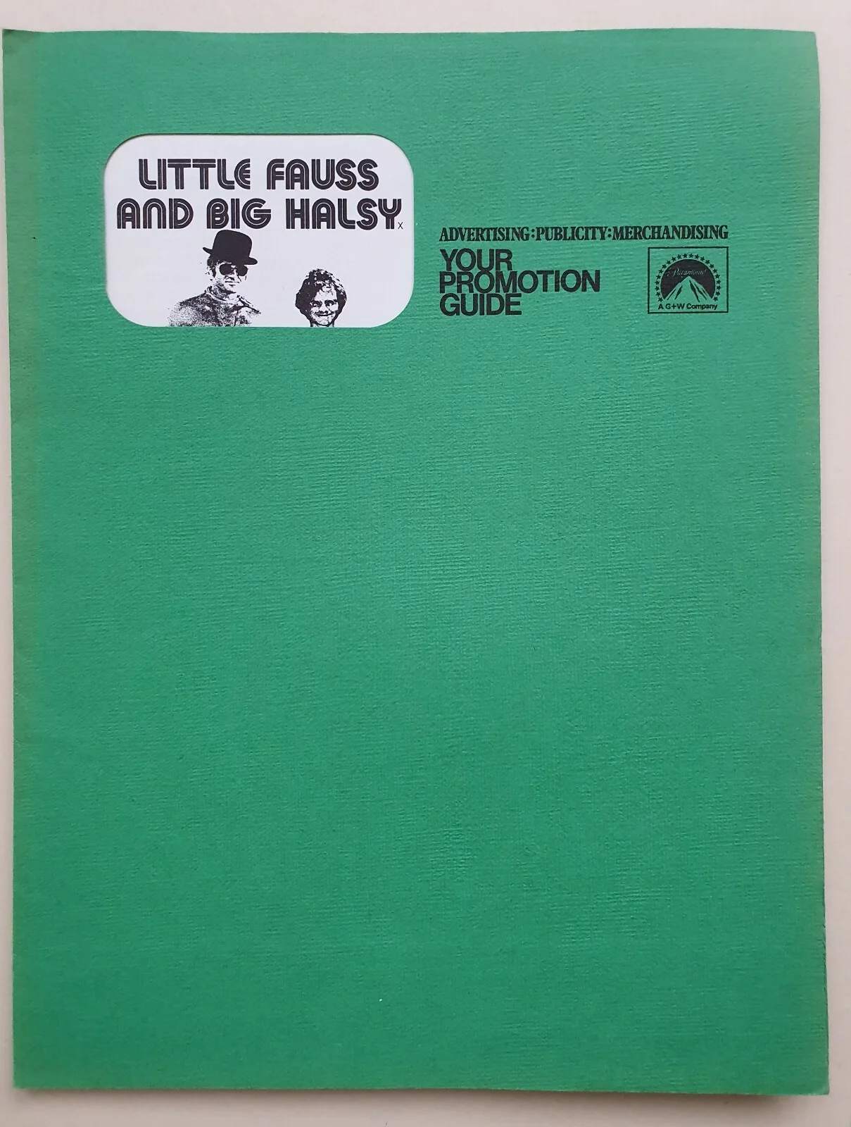 LITTLE FAUSS AND BIG HALSY - VINTAGE ORIGINAL 1970 UK PRESSBOOK - ROBERT REDFORD, изображение 2