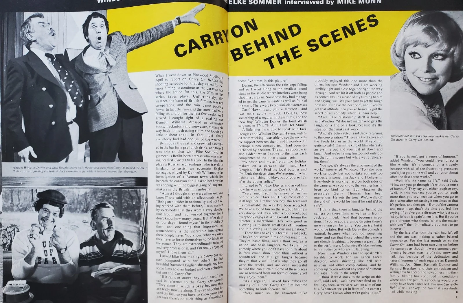 FILM REVIEW / JOAN COLLINS / CARRY ON / GODFATHER / JUL 1975 / CROSSWORD CLIPPED, изображение 3