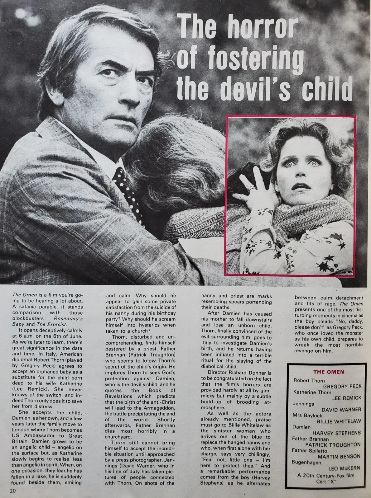 FILM REVIEW / LOGAN'S RUN / JENNY AGUTTER / OMEN / OCT 1976 / CROSSWORD CLIPPED, image 4