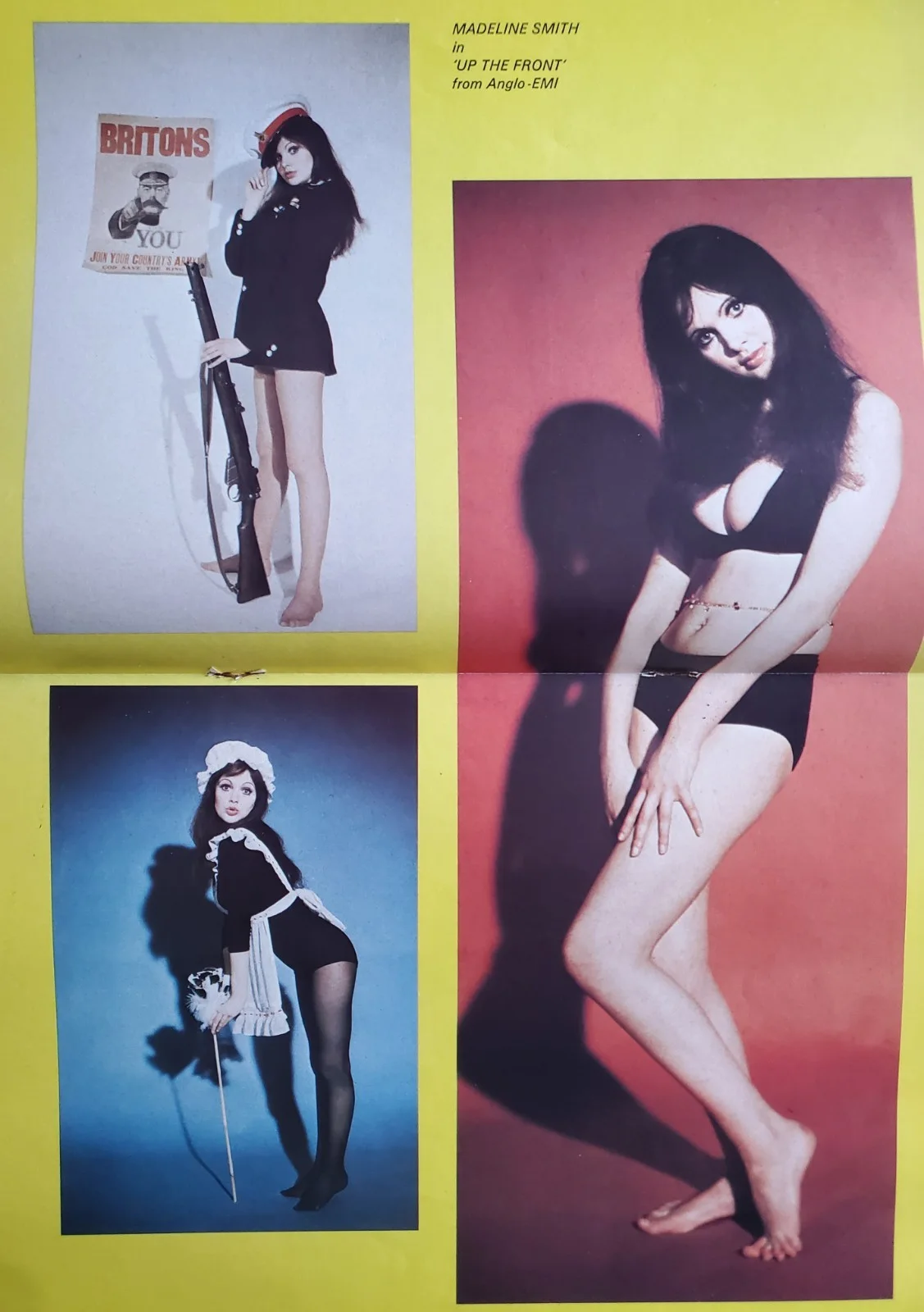 FILM REVIEW / MADELINE SMITH POSTER / ON THE BUSES / CARRY ON ABROAD / AUG 1972, изображение 2