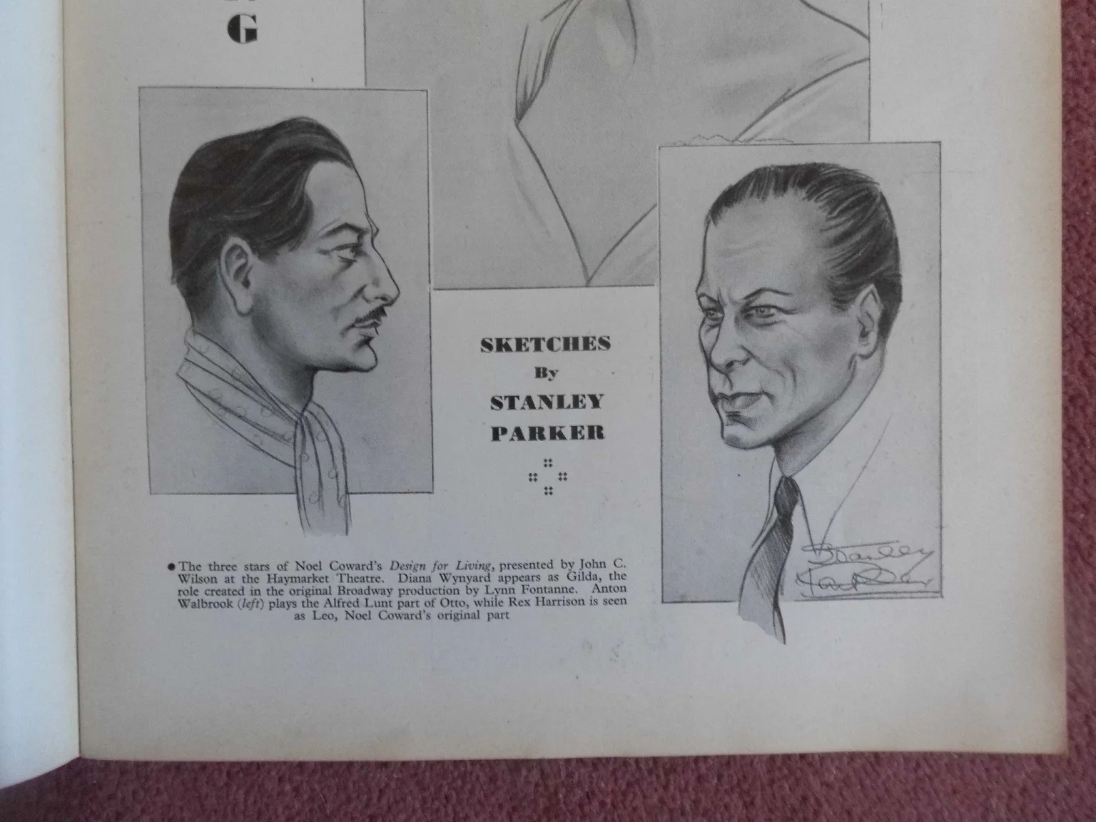 THEATRE WORLD (1939) UK mag GEORGE BERNARD SHAW, ERNEST THESIGER, ANTON WALBROOK, изображение 2