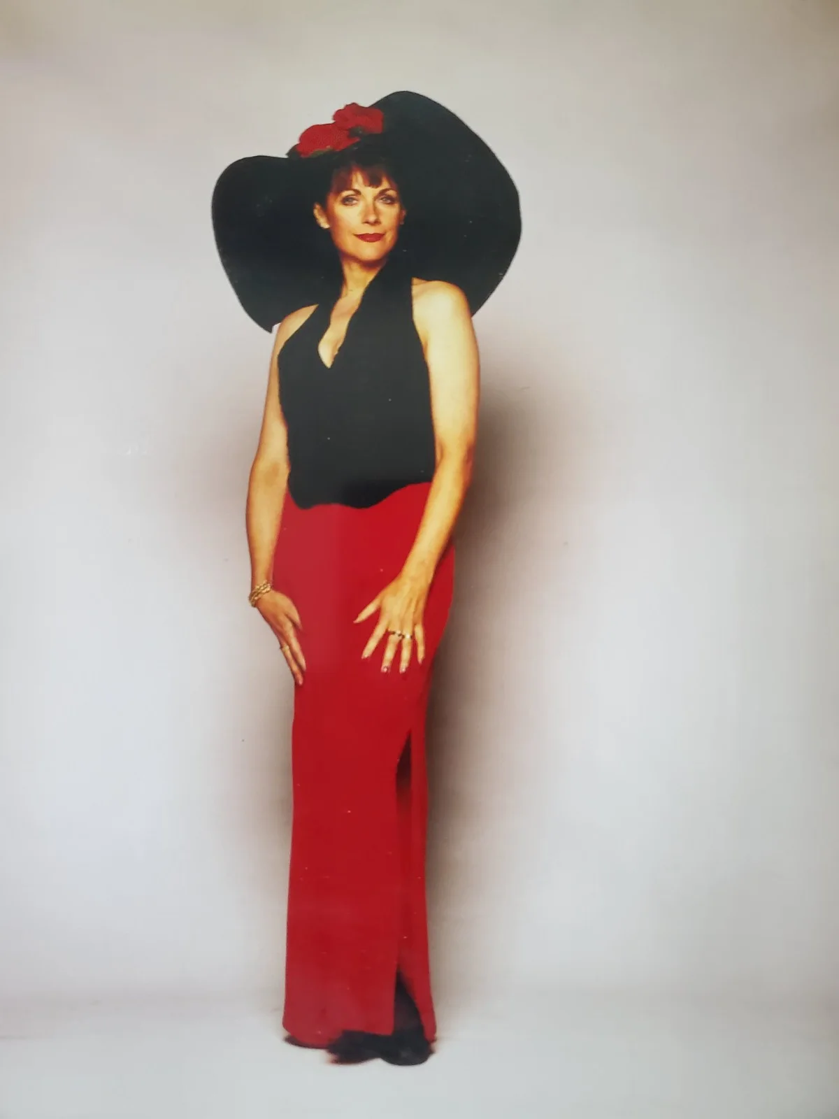 MARY TAMM - 2 VINTAGE ORIGINAL 1992 FASHION SHOOT PHOTOS 10"x8" - DR. WHO ROMANA, изображение 3