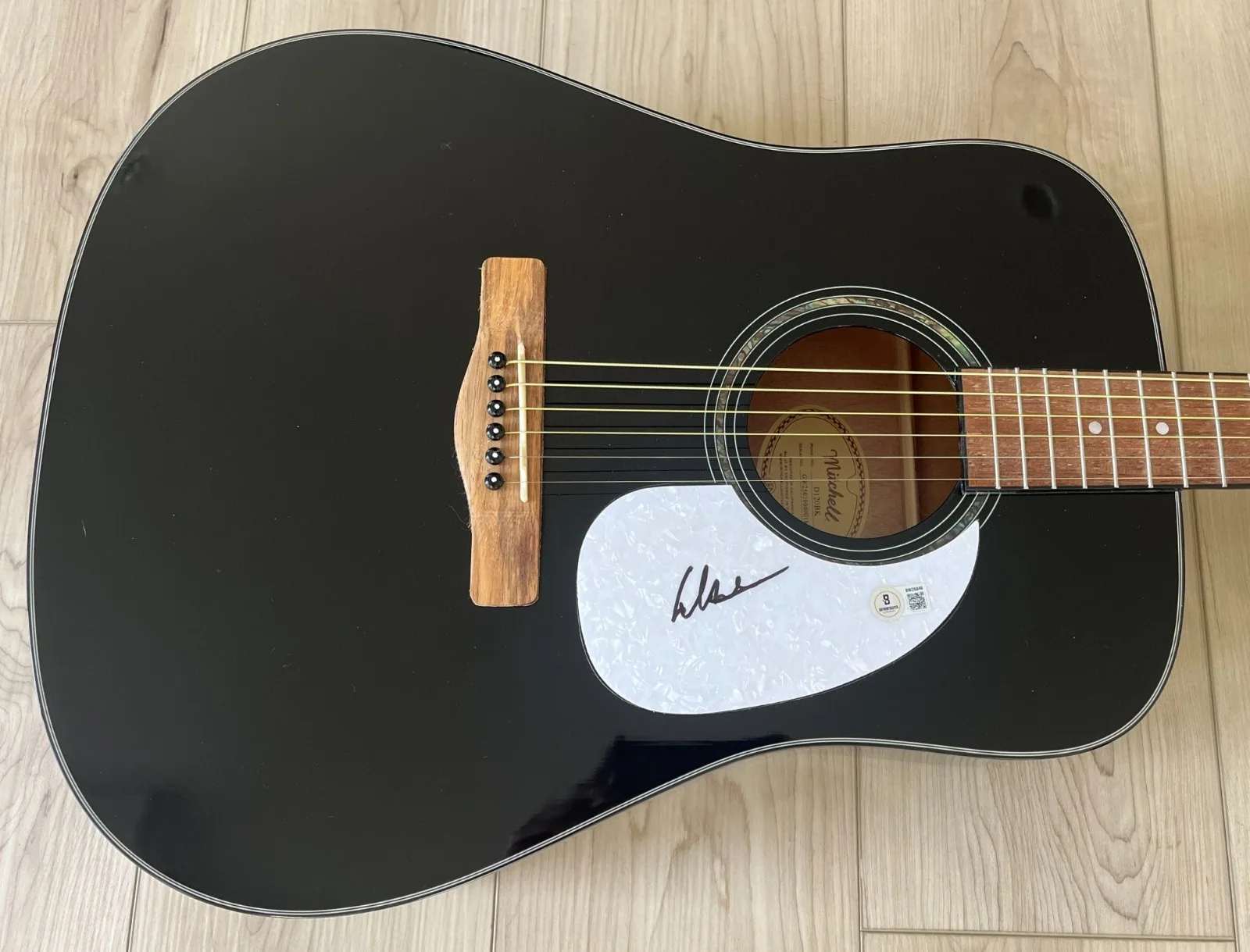COLTER WALL SIGNED AUTOGRAPH 41" F/S ACOUSTIC GUITAR w/EXACT PROOF & BECKETT COA, изображение 4