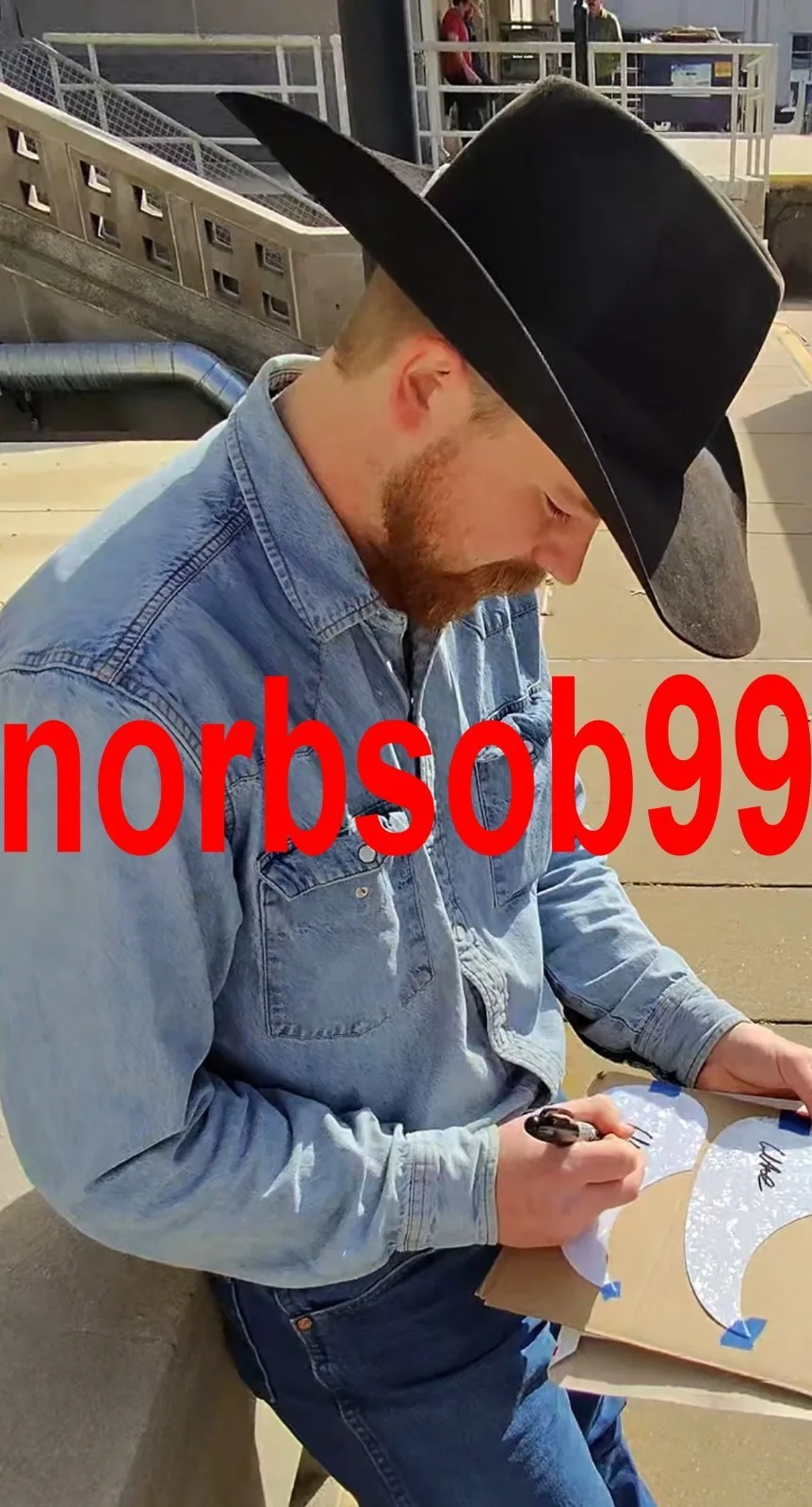 COLTER WALL SIGNED AUTOGRAPH 41" F/S ACOUSTIC GUITAR w/EXACT PROOF & BECKETT COA, изображение 5