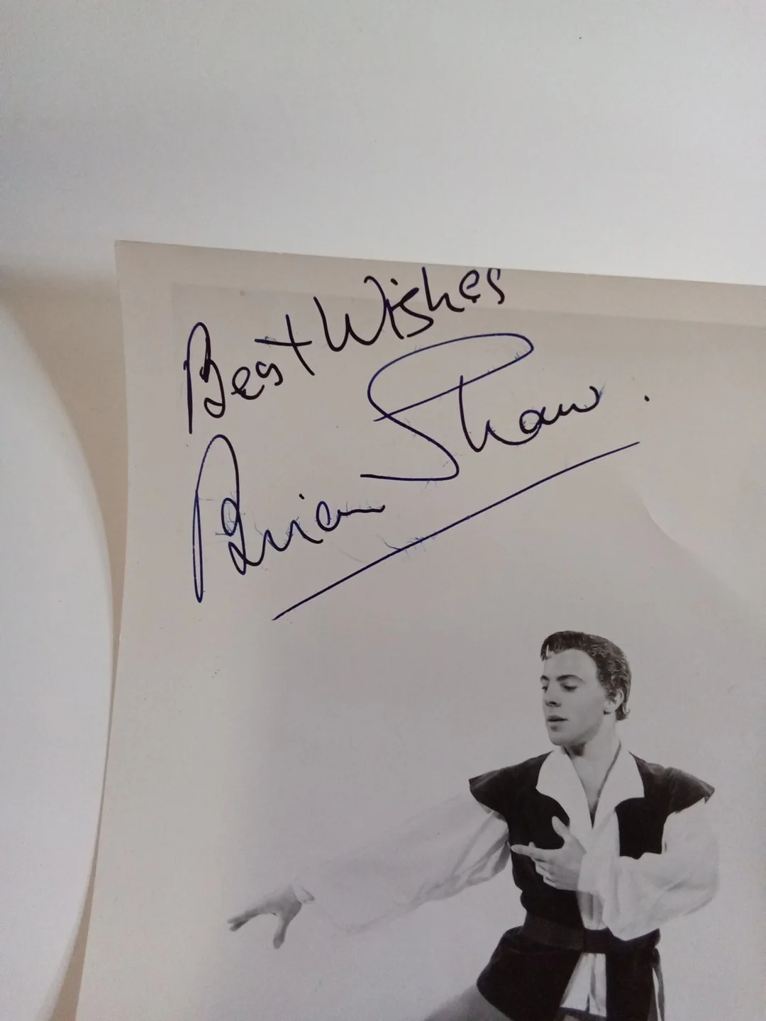 Brian Shawn Royal Ballet Principal Dancer Signed 3.5x5.5 Photo JSA, image 3