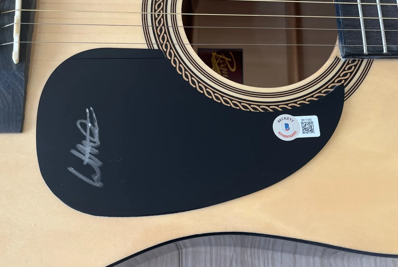 COLTER WALL SIGNED AUTOGRAPH 41" F/S ACOUSTIC GUITAR w/PROOF & BECKETT COA, image 3