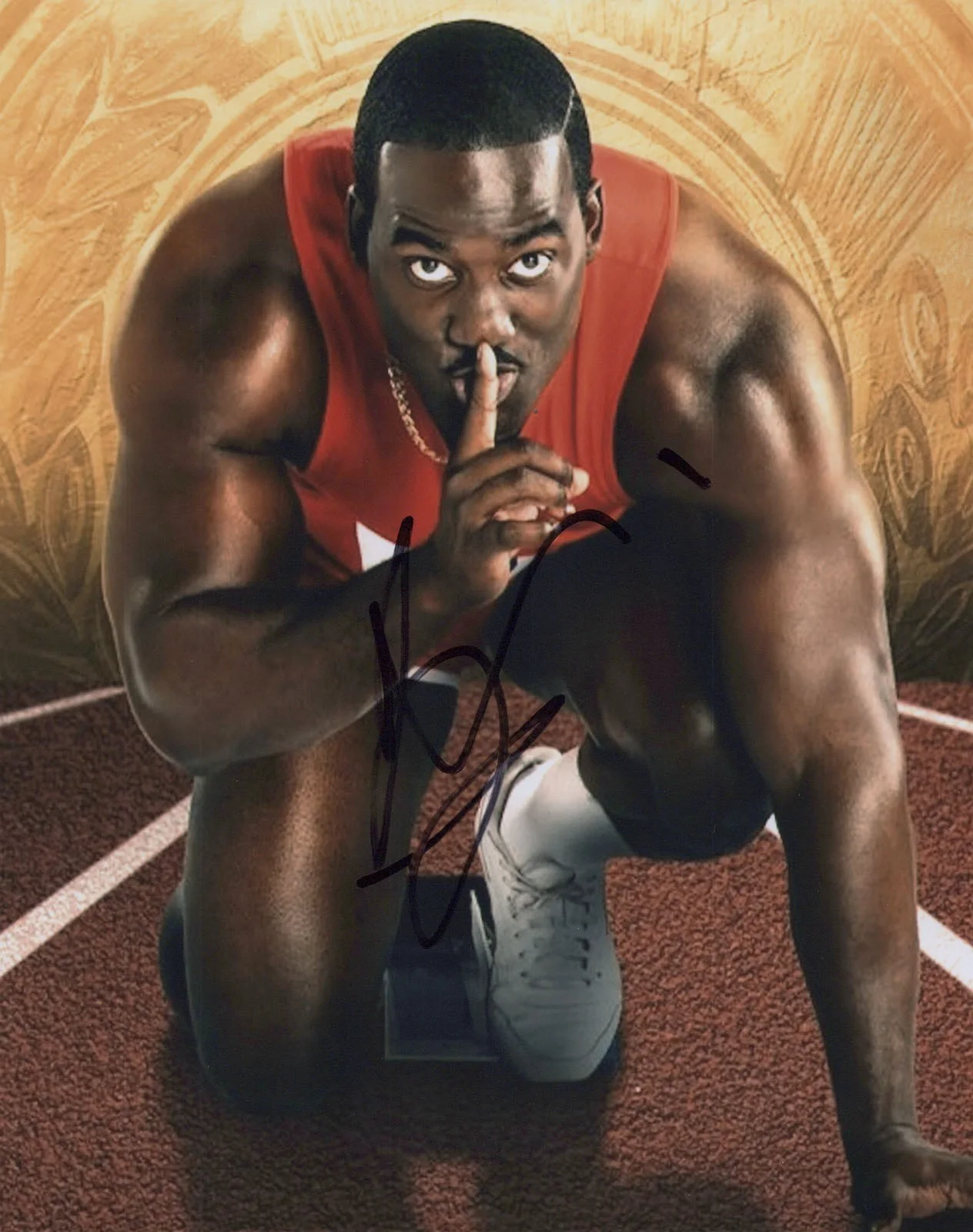 Shamier Anderson — Shamier Anderson signed "BEN JOHNSON STORY" 8x10 Photo EXACT PROOF a COA, image 3