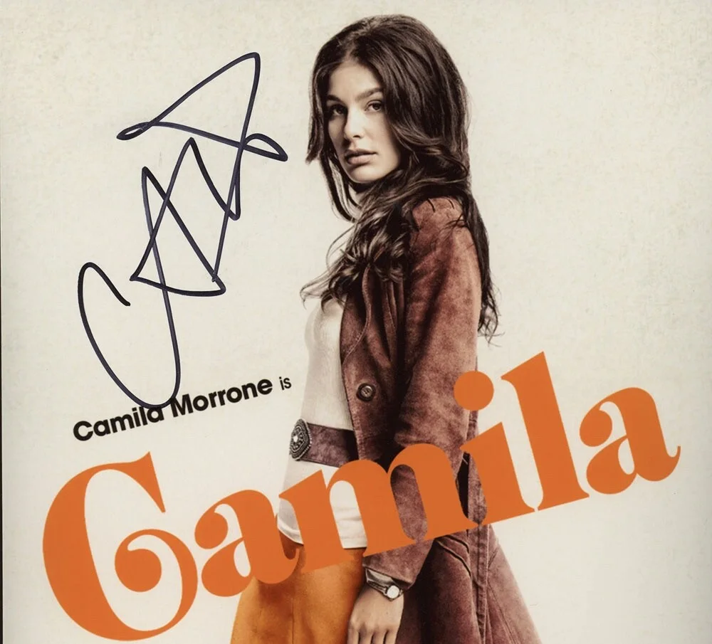 Camila Morrone — Camila Morrone signed "DAISY JONES & THE SIX" 8x10 Photo EXACT PROOF i ACOA COA, изображение 5