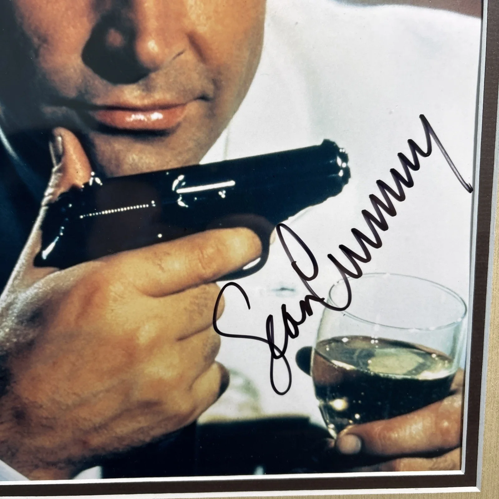 Sean Connery Signed 11x14 Photo w/ COA – Framed – James Bond 007 Autograph, изображение 4