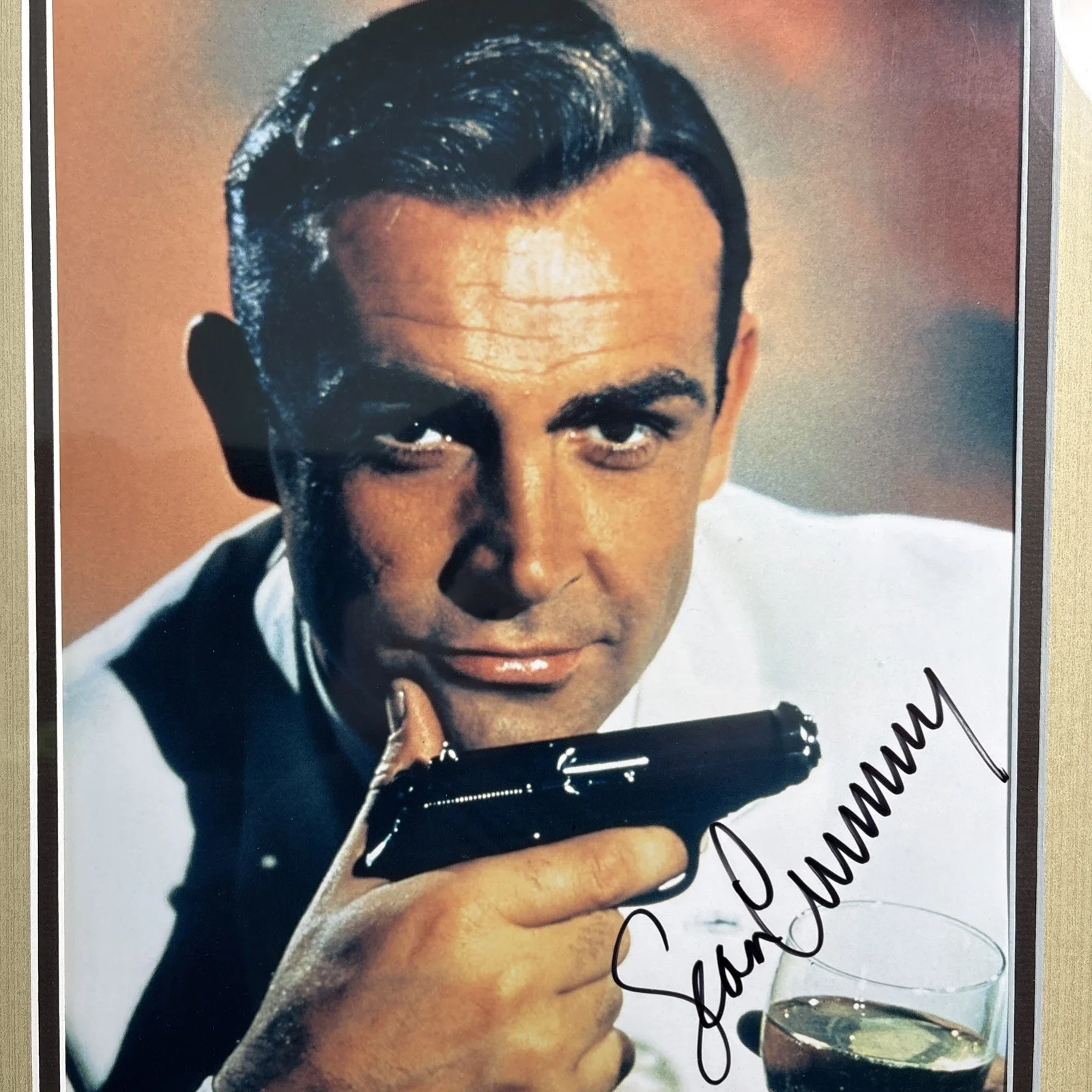 Sean Connery Signed 11x14 Photo w/ COA – Framed – James Bond 007 Autograph, изображение 5
