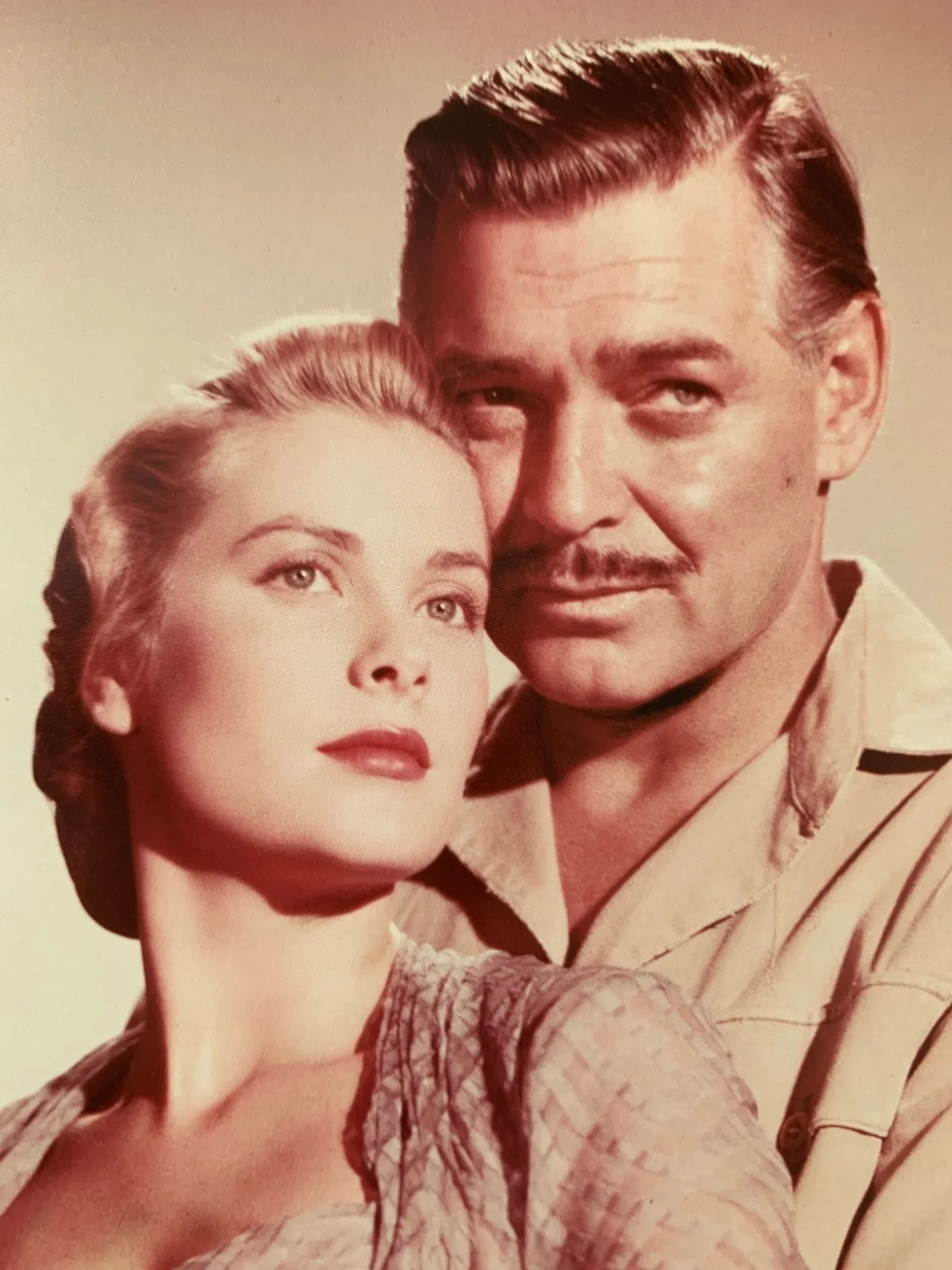 Grace Kelly Clark Gable Mogambo 1953 MGM Original 8x10 Colour Photo Unsigned, изображение 2