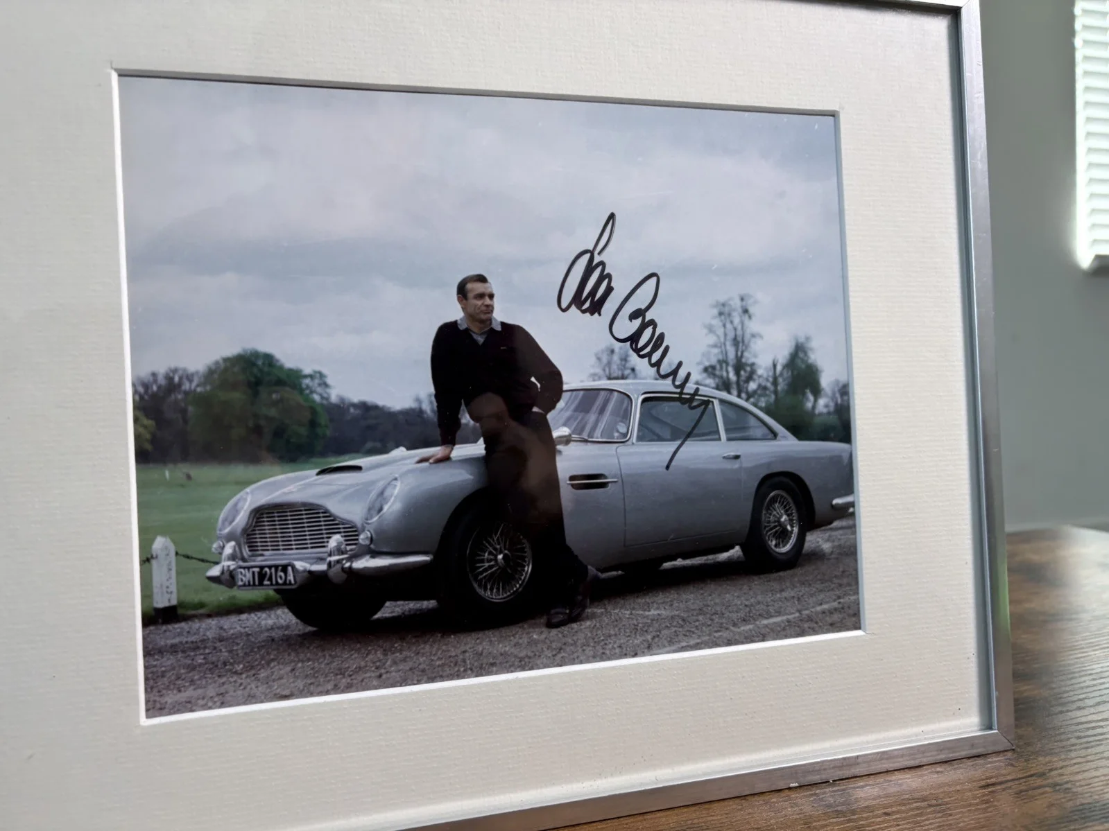 SEAN CONNERY SIGNED 8X10 JAMES BOND PHOTO PROFESSIONALLY MATTED, image 2