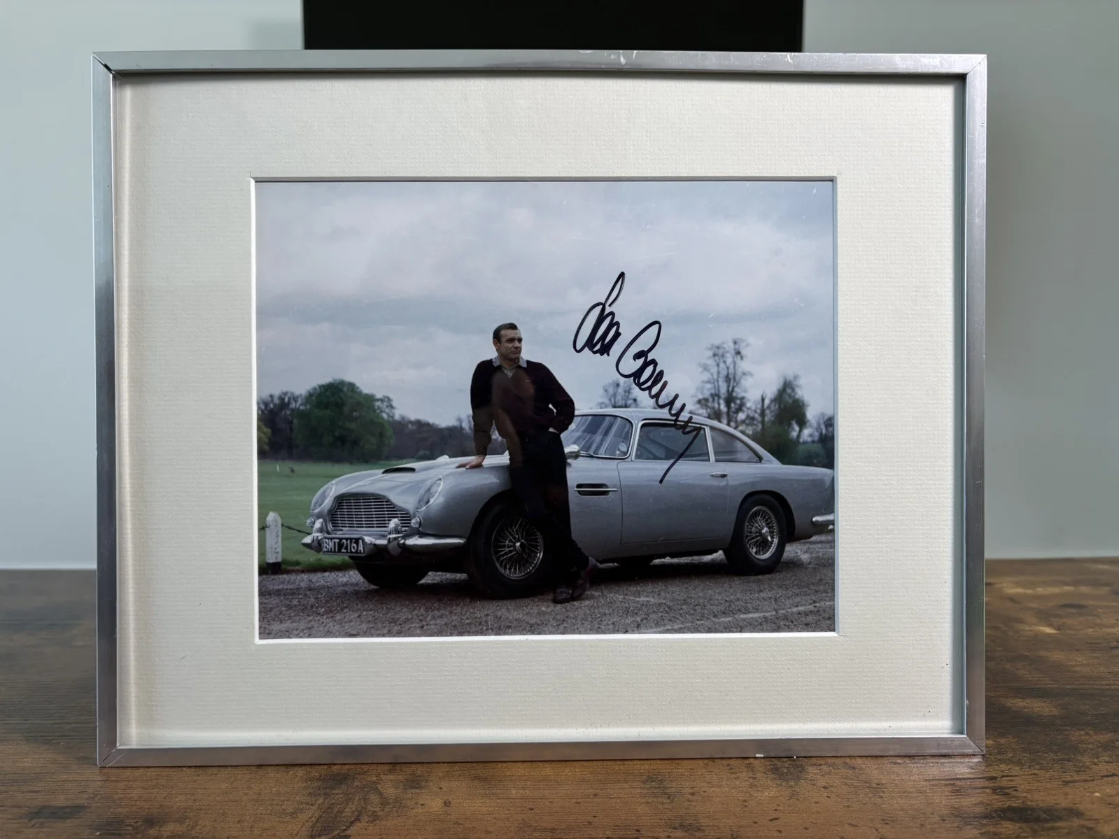 SEAN CONNERY SIGNED 8X10 JAMES BOND PHOTO PROFESSIONALLY MATTED, image 3