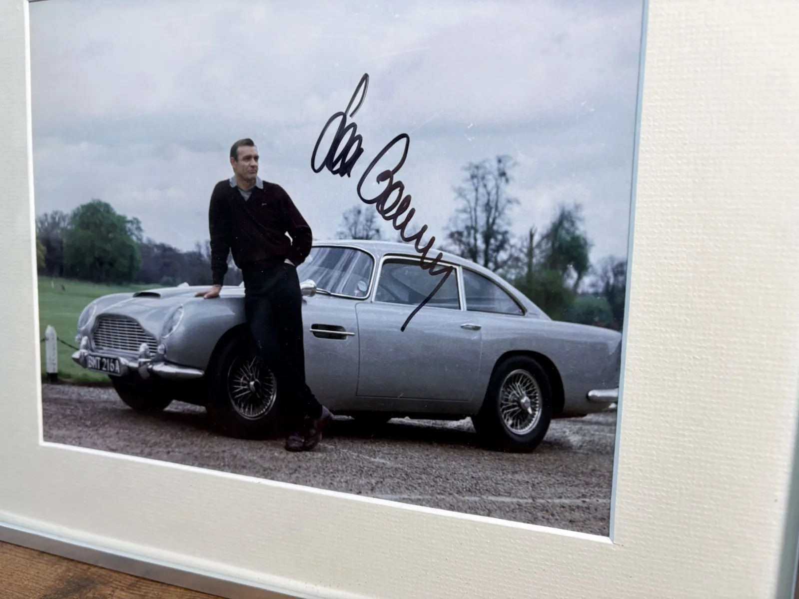 SEAN CONNERY SIGNED 8X10 JAMES BOND PHOTO PROFESSIONALLY MATTED, image 4