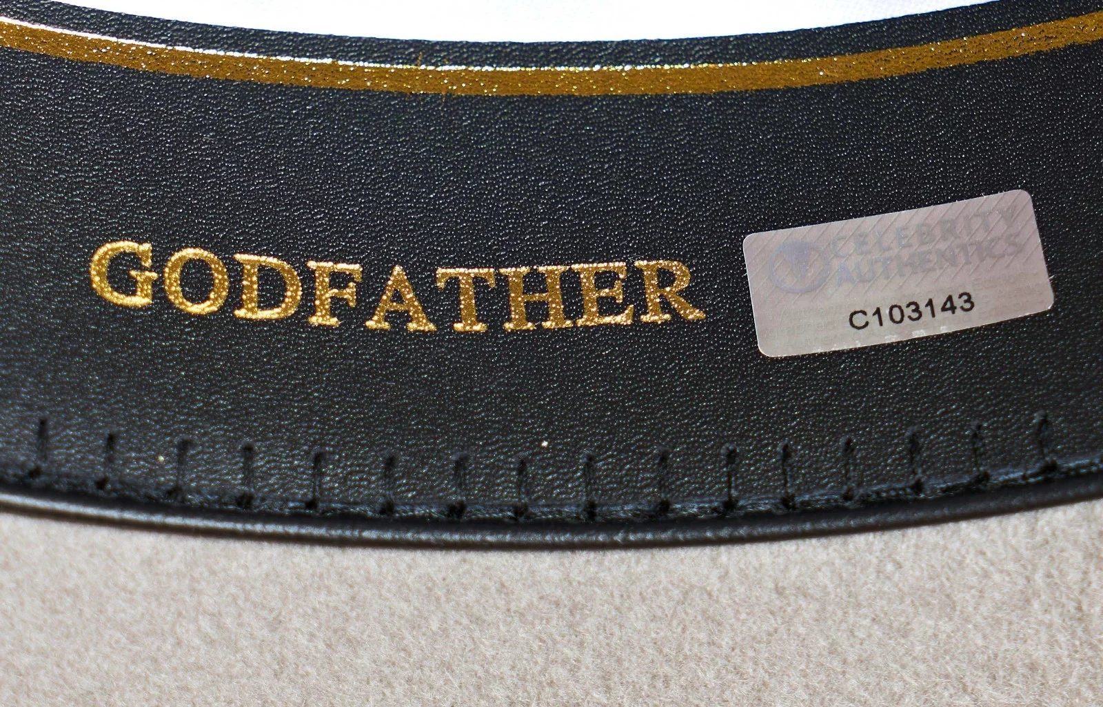 Al Pacino Signed "Godfather" Fedora With COA from Celebrity Authentics, image 2