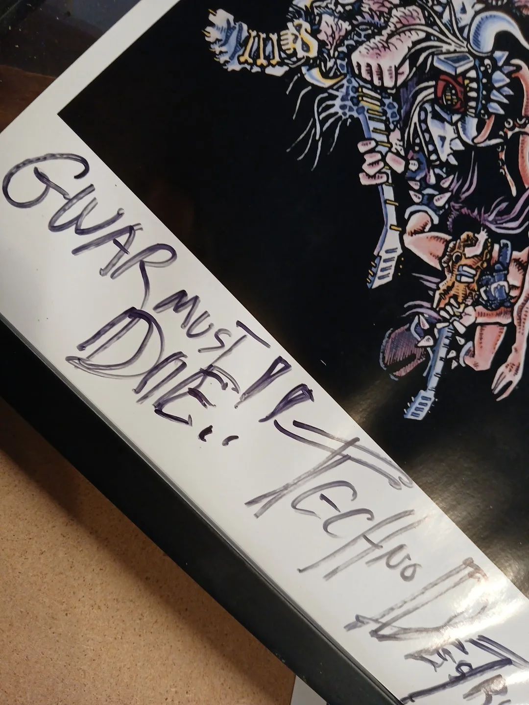 Techno Destructo GWAR Bohab Hunter Jackson Icp Autograph Signed Photo, image 2
