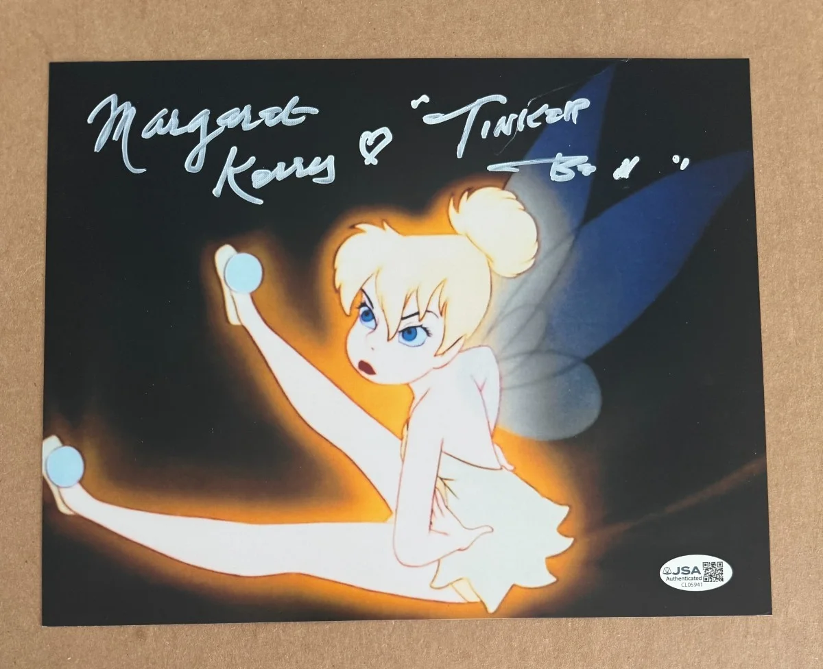 Margaret Kerry — MARGARET KERRY Signed 8x10 PETER PAN Tinker Bell Photo Autograph JSA COA Cert