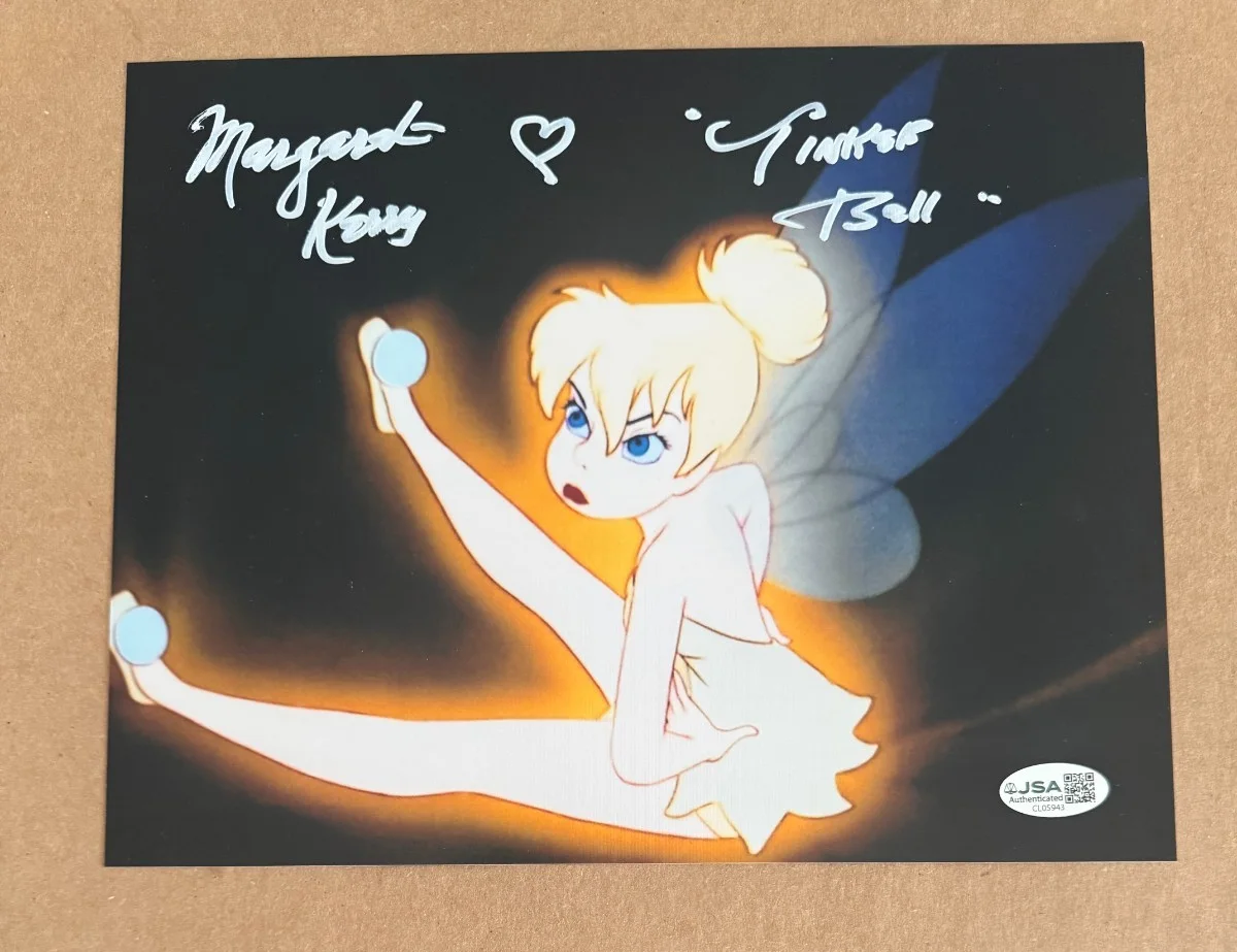 Margaret Kerry — MARGARET KERRY Signed 8x10 PETER PAN Tinker Bell Photo Autograph JSA COA Cert