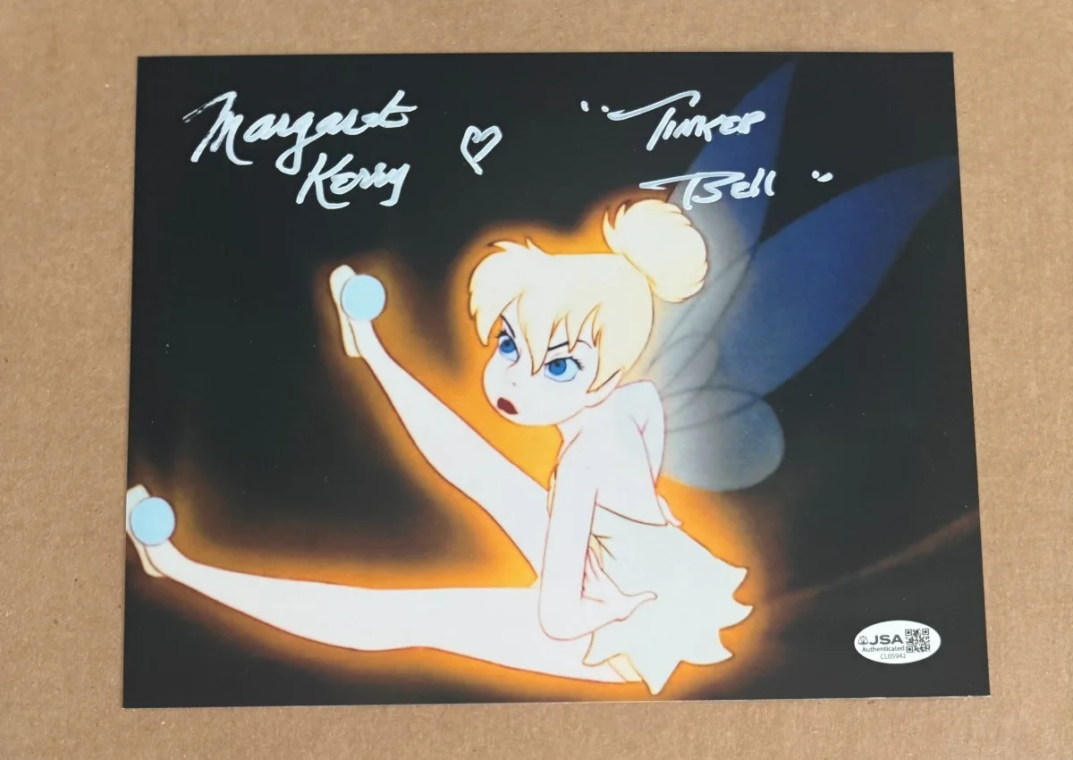 Margaret Kerry — MARGARET KERRY Signed 8x10 PETER PAN Tinker Bell Photo Autograph JSA COA Cert