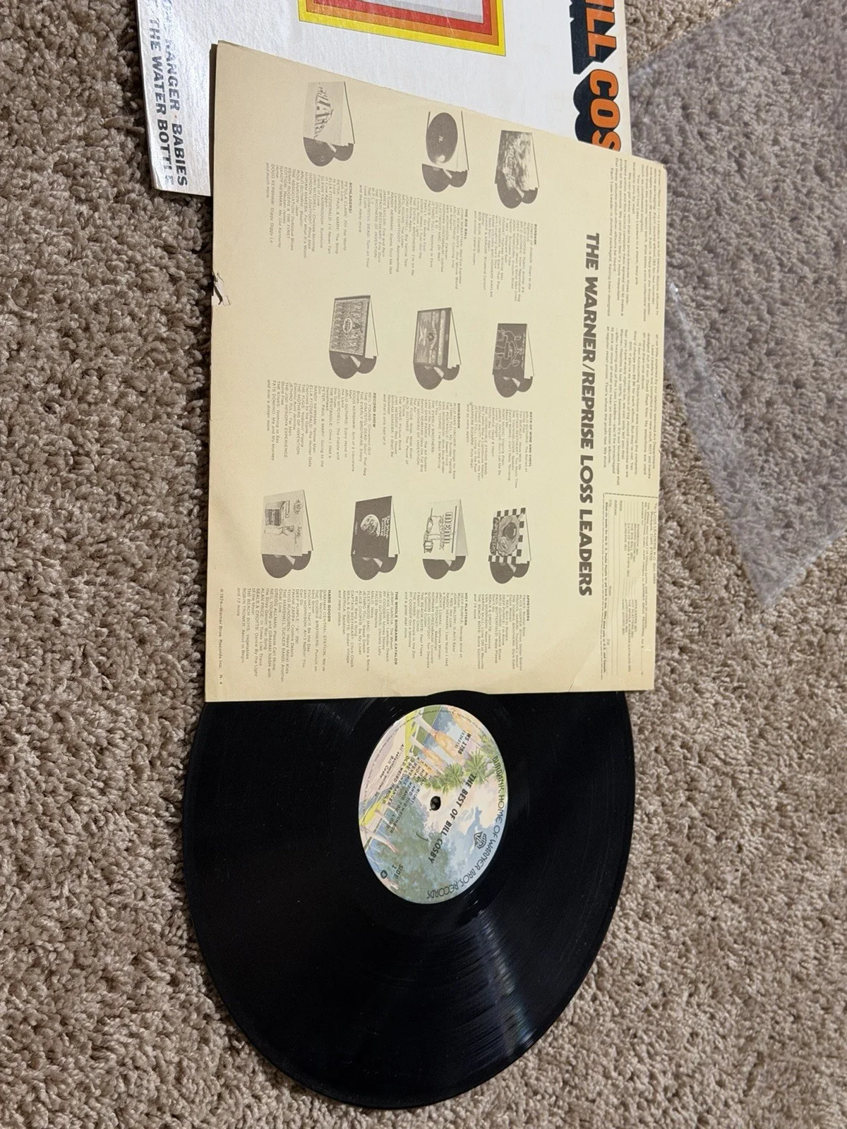 Bill Cosby The Best of Vinyl Record Signed Autographed Original, image 4