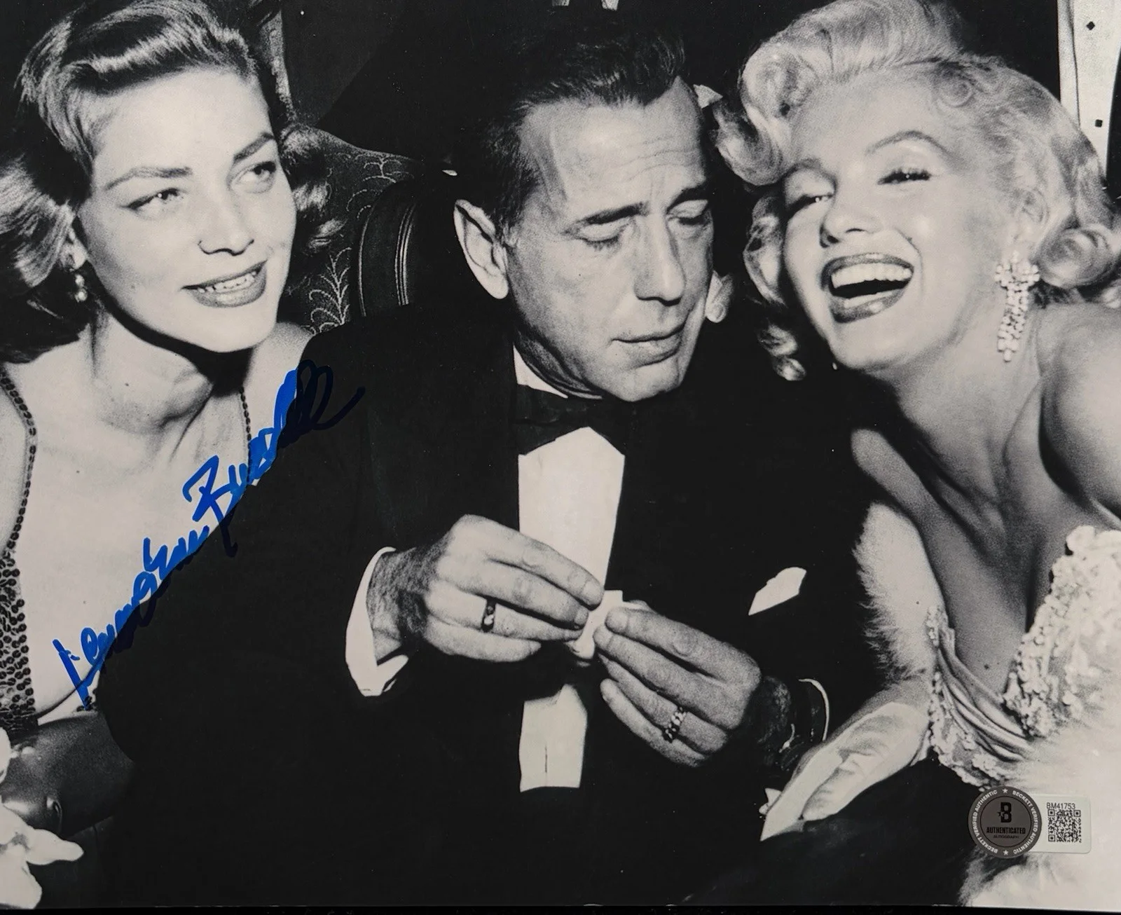 Lauren Bacall — Lauren Bacall Legendary Actress Signed Autograph 8x10 Photo BAS COA🎥